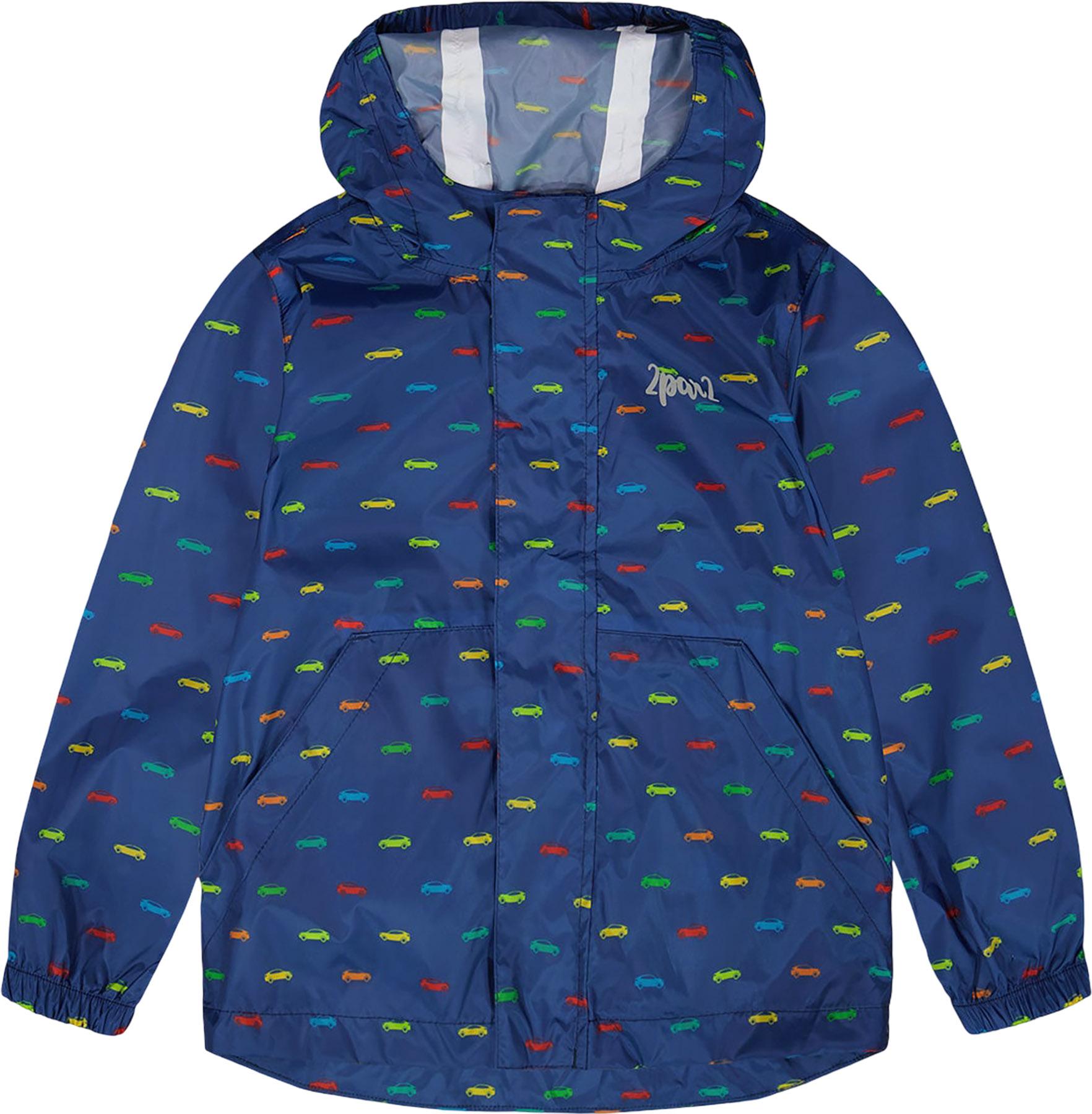 Image de produit pour Manteau coupe-vent en polyester imprimé et pliable - Petit Garçon