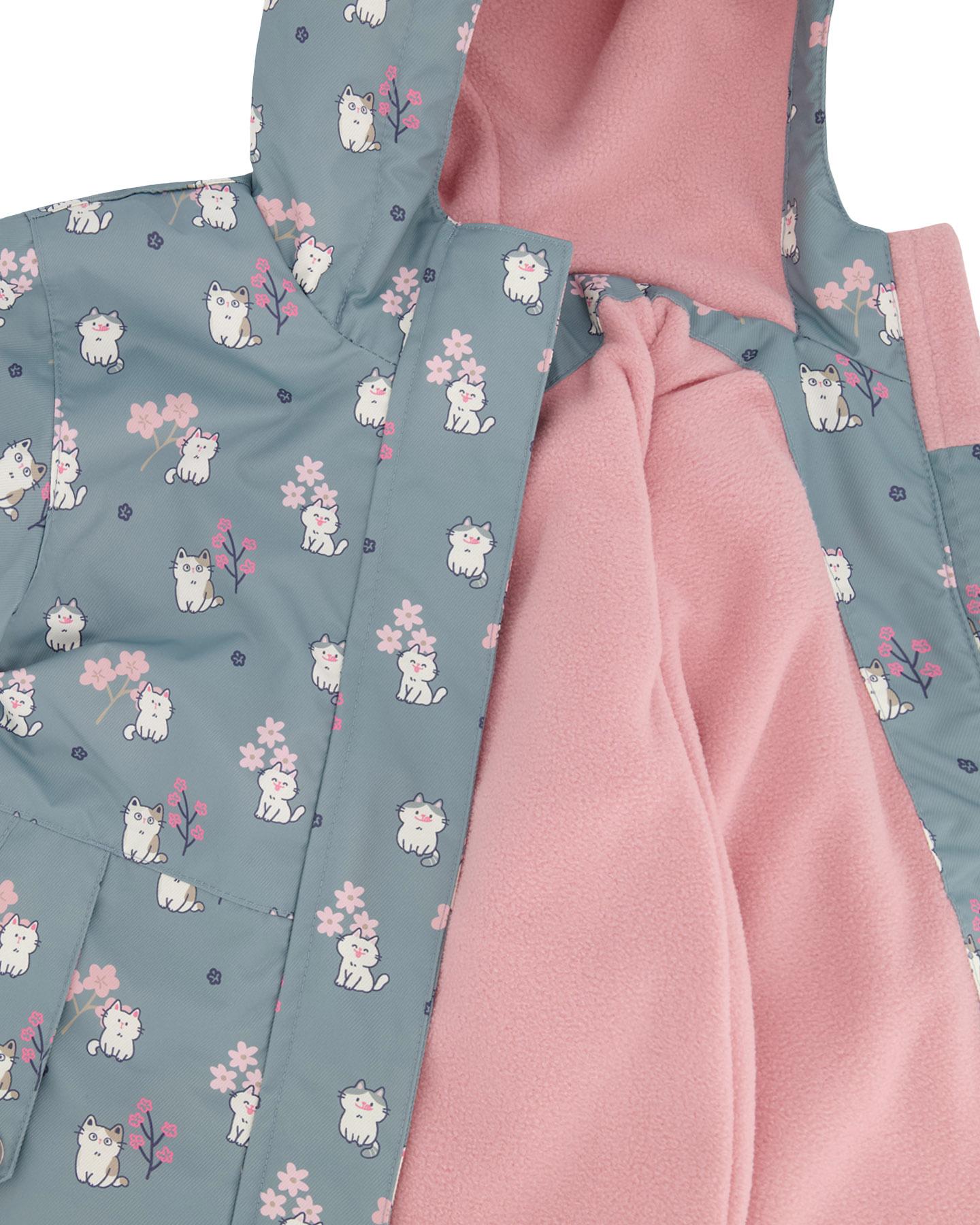 Product gallery image number 6 for product Printed Two-Piece Mid-Season Outerwear Set - Baby Girl