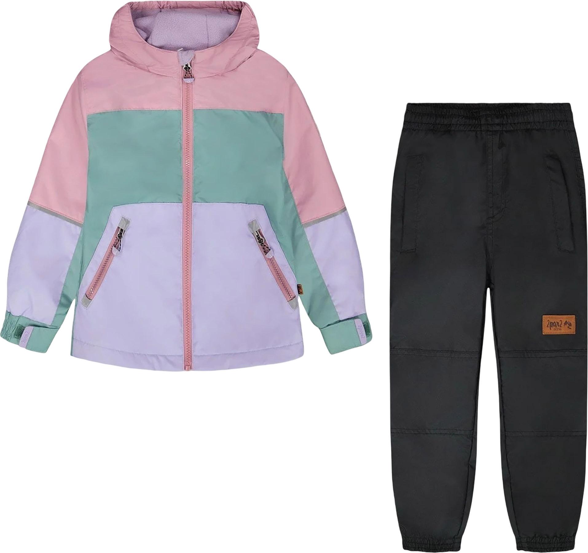 Product gallery image number 1 for product Two-Piece Mid-Season Outerwear Set - Little Girl