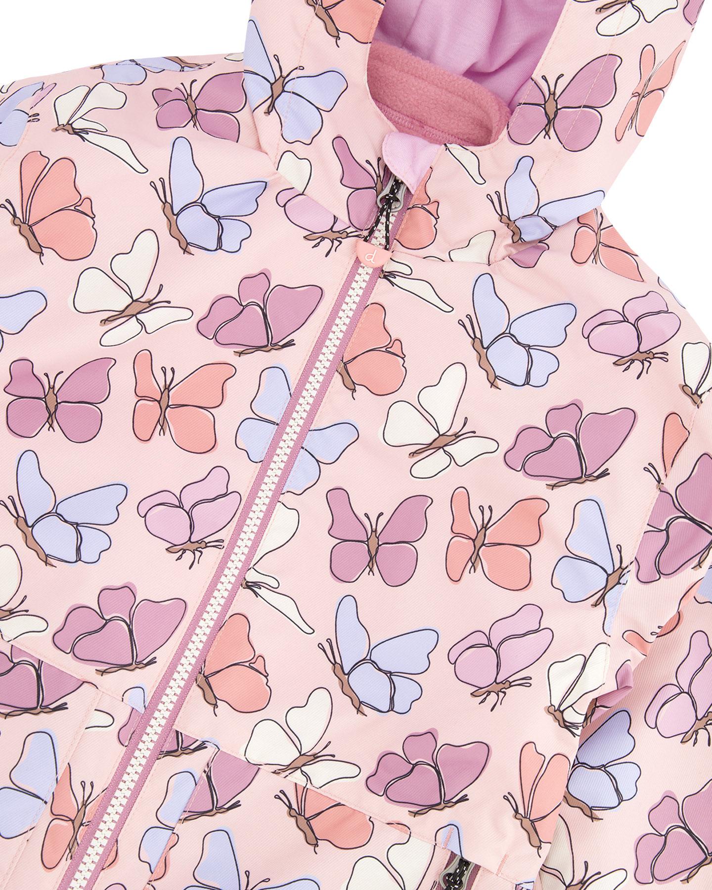 Product gallery image number 7 for product Printed 3-in-1 Two-Piece Mid-Season Outerwear Set - Baby Girl