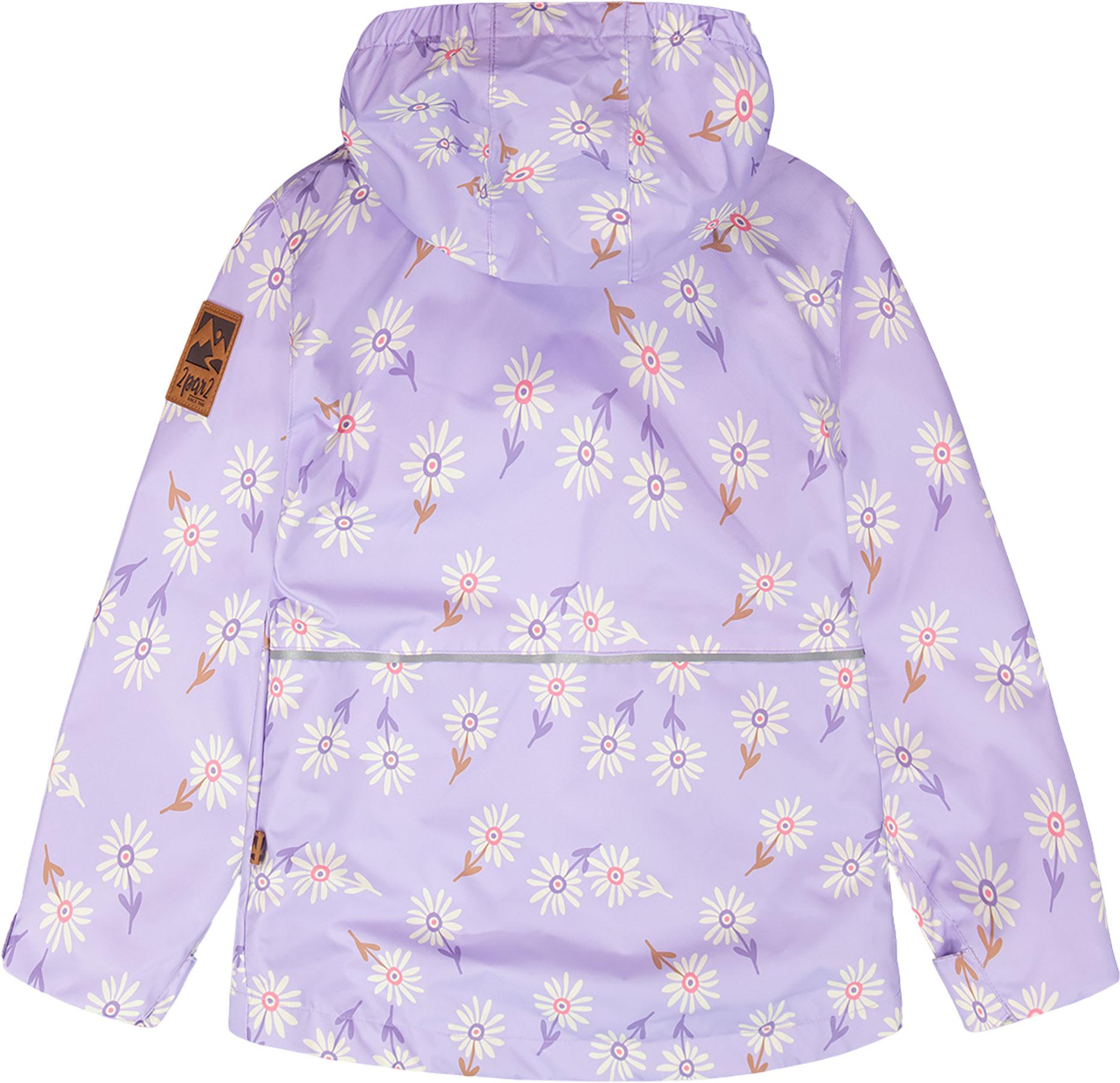 Product gallery image number 2 for product Ensemble d’extérieur mi-saison 2 pièces 3-en-1 avec manteau imprimé - Petite Fille