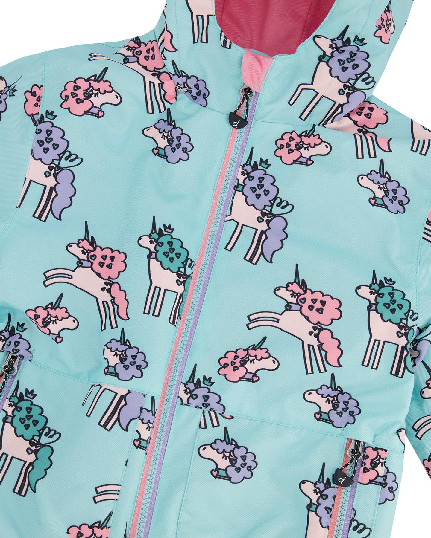 Numéro de l'image de la galerie de produits 8 pour le produit Ensemble d’extérieur mi-saison 2 pièces 3-en-1 avec manteau imprimé - Petite Fille