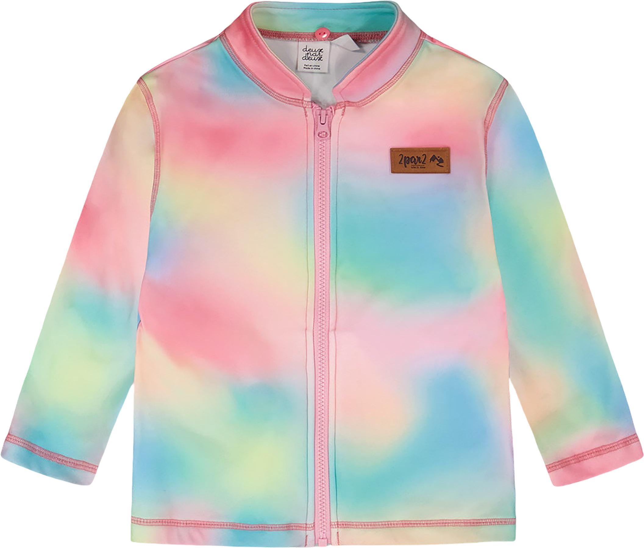 Product gallery image number 3 for product Printed 3-in-1 Two-Piece Mid-Season Outerwear Set with Inner Jacket - Little Girl
