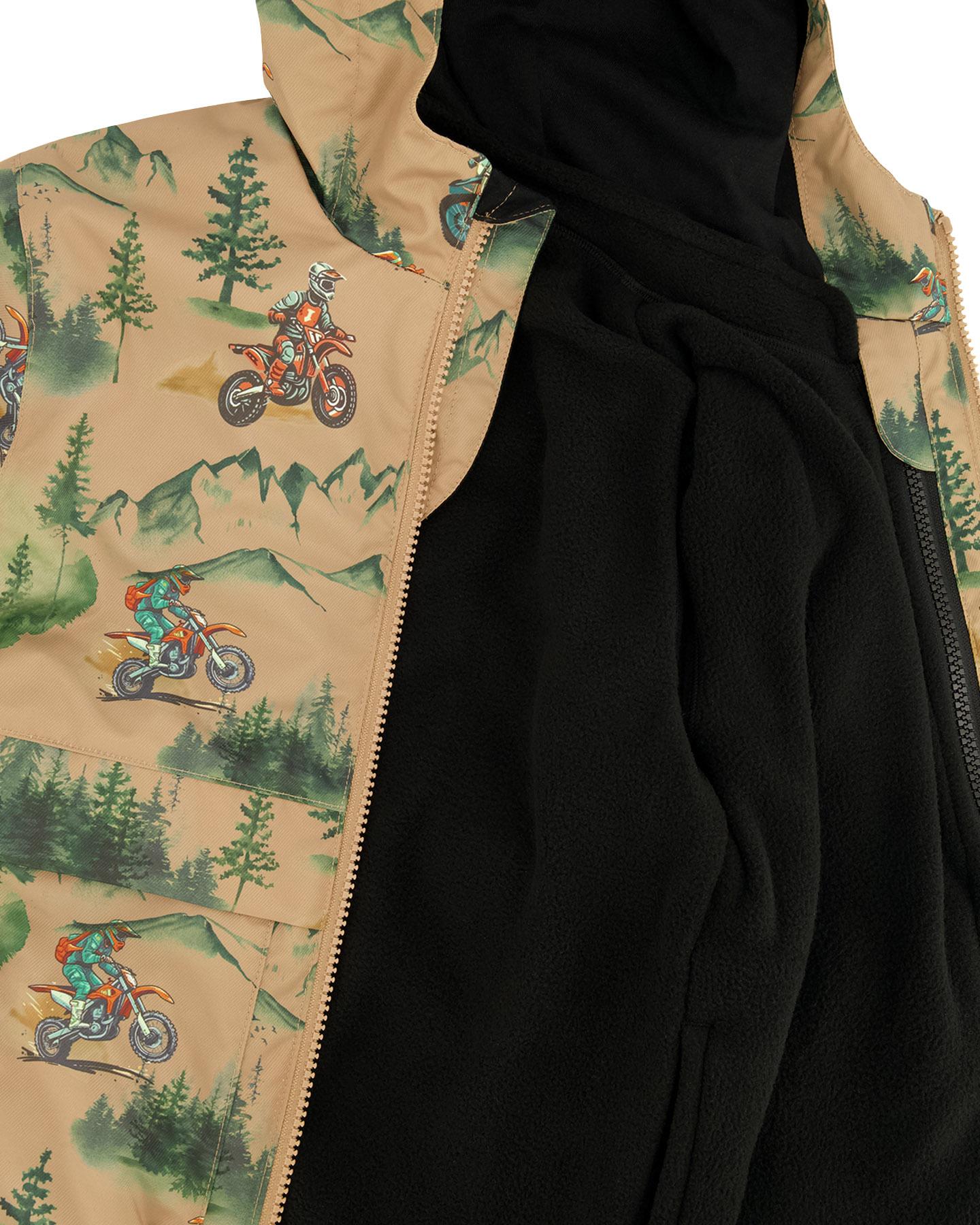 Product gallery image number 7 for product 3-in-1 Two-Piece Mid-Season Outerwear Set with Jacket - Big Boy