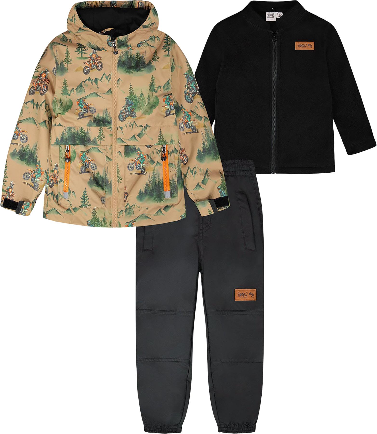 Product gallery image number 1 for product 3-in-1 Two-Piece Mid-Season Outerwear Set with Jacket - Big Boy