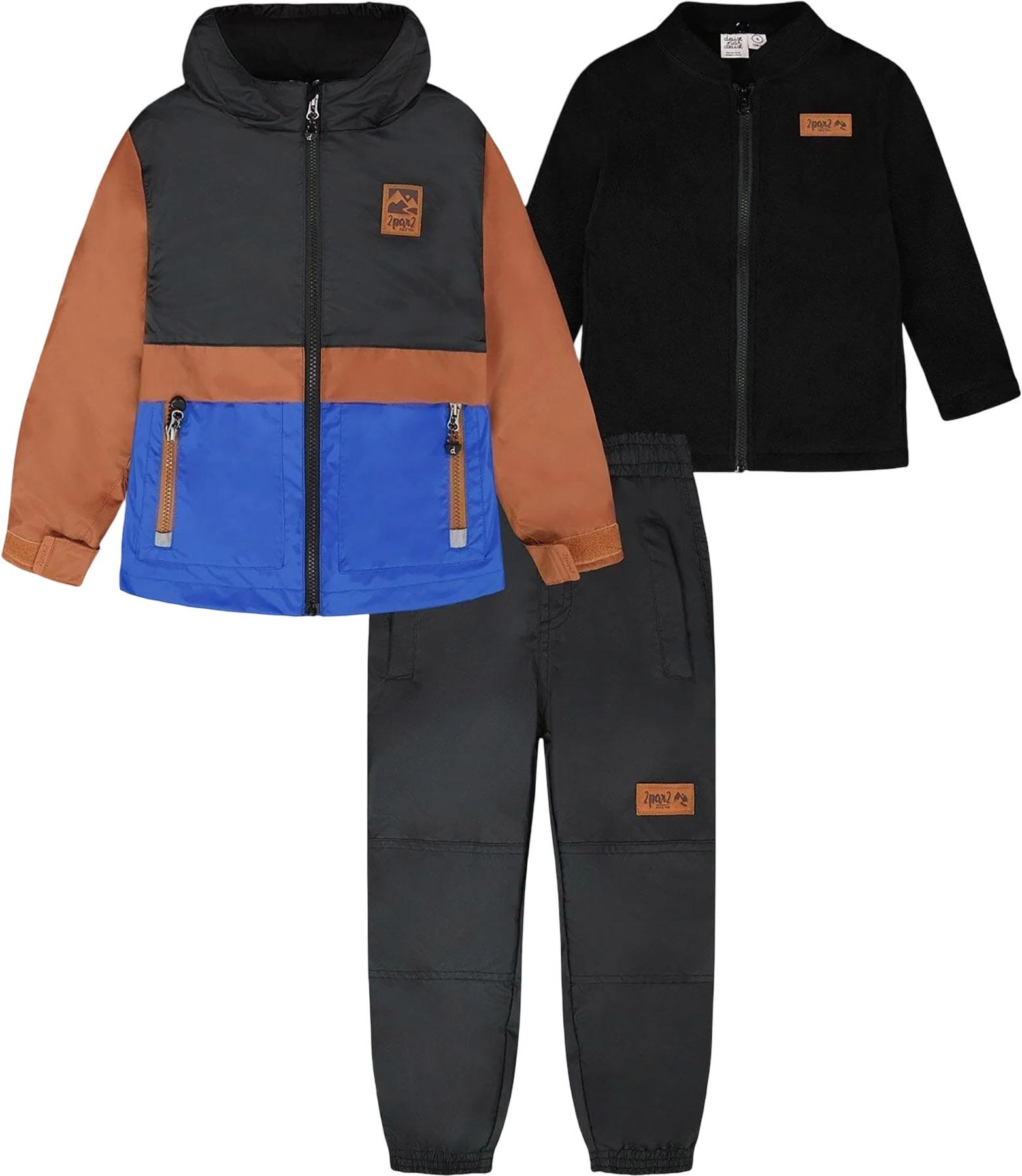 Product image for 3-in-1 Two-Piece Mid-Season Outerwear Set with Jacket - Little Boy