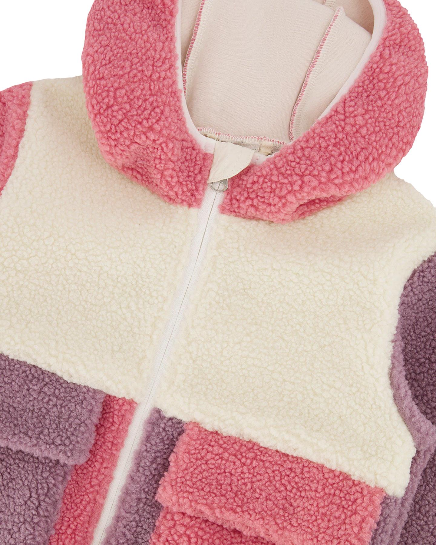 Product gallery image number 3 for product Manteau en sherpa imprimé - Bébé fille