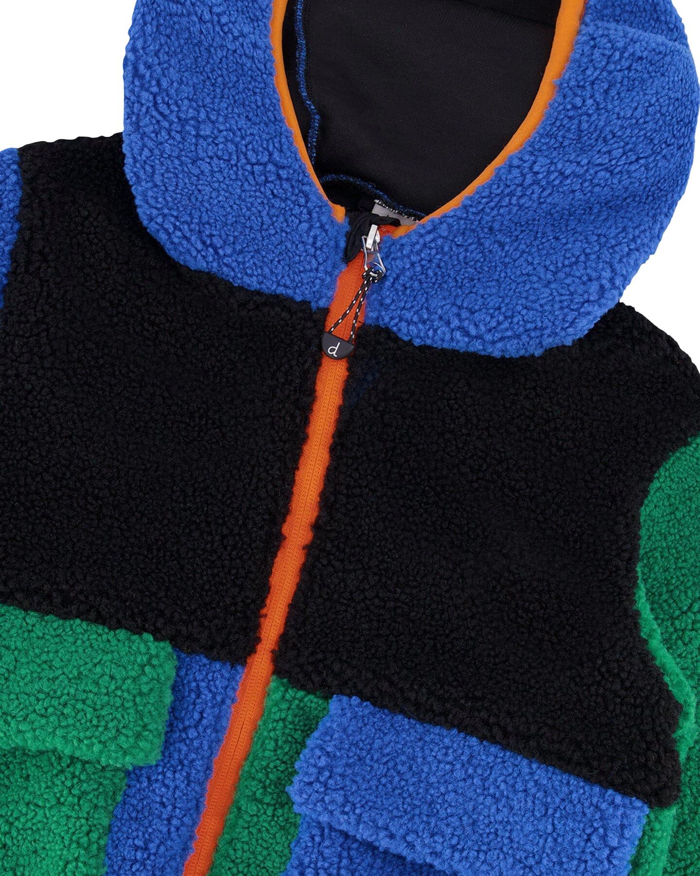 Numéro de l'image de la galerie de produits 3 pour le produit Manteau sherpa à couleurs contrastantes - Grand enfant