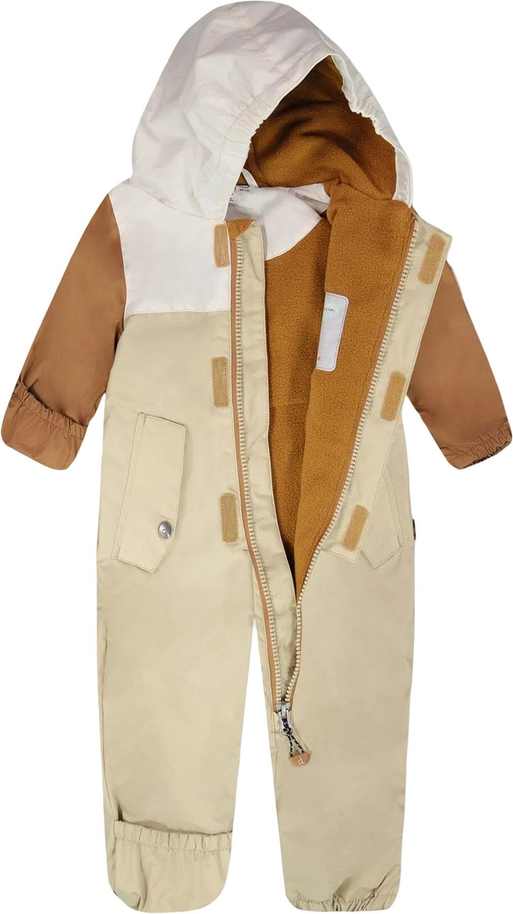 Product gallery image number 3 for product Combinaison d'extérieure une pièce mi-saison avec chapeau - Bébé Garçon