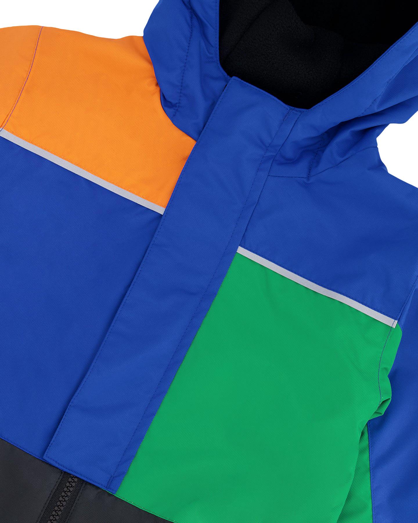 Product gallery image number 3 for product Kids Mid-Season One-Piece Outerwear Royal Blue Colorblock