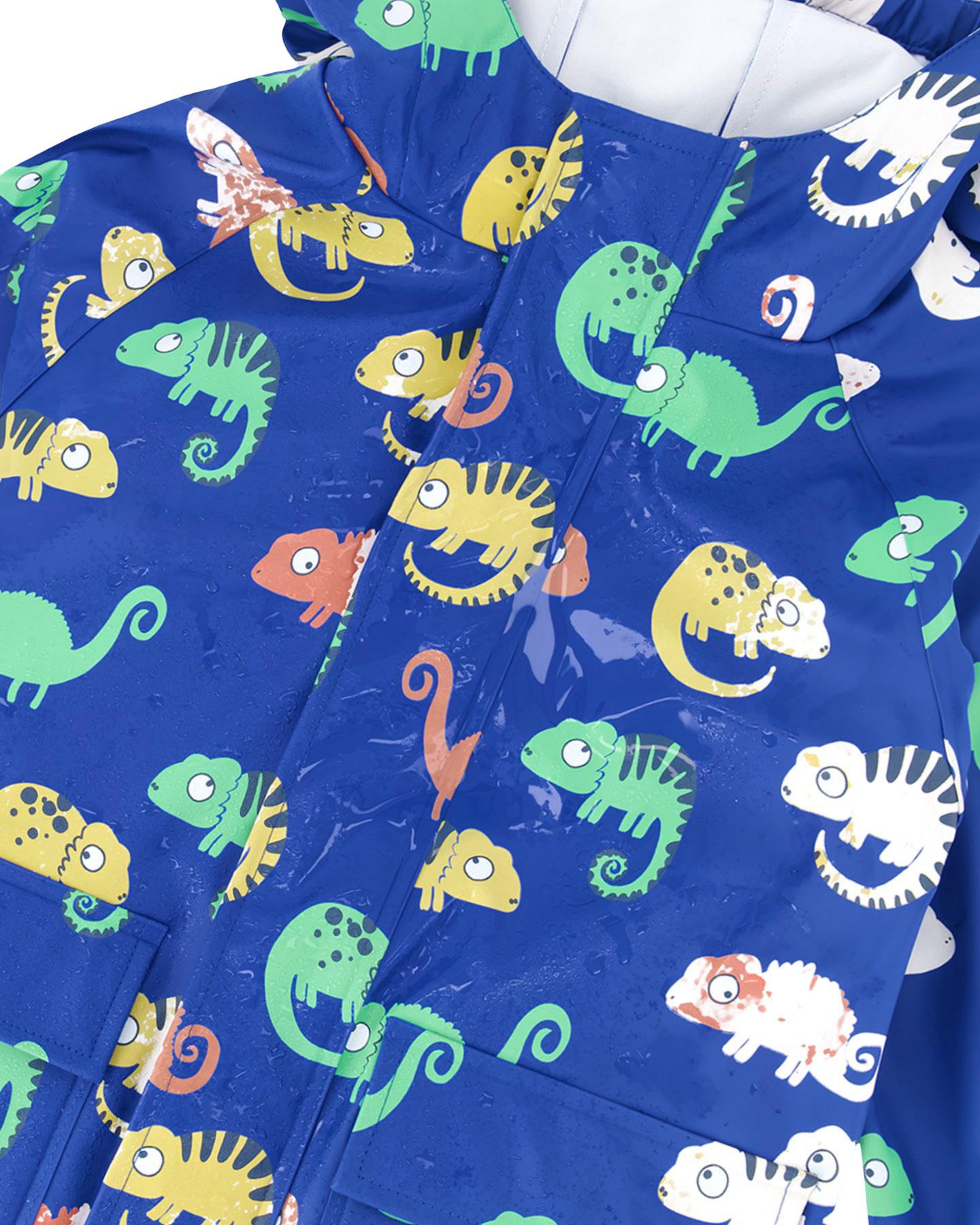 Numéro de l'image de la galerie de produits 6 pour le produit Combinaison imperméable à imprimé changeant de couleur - Petit enfant