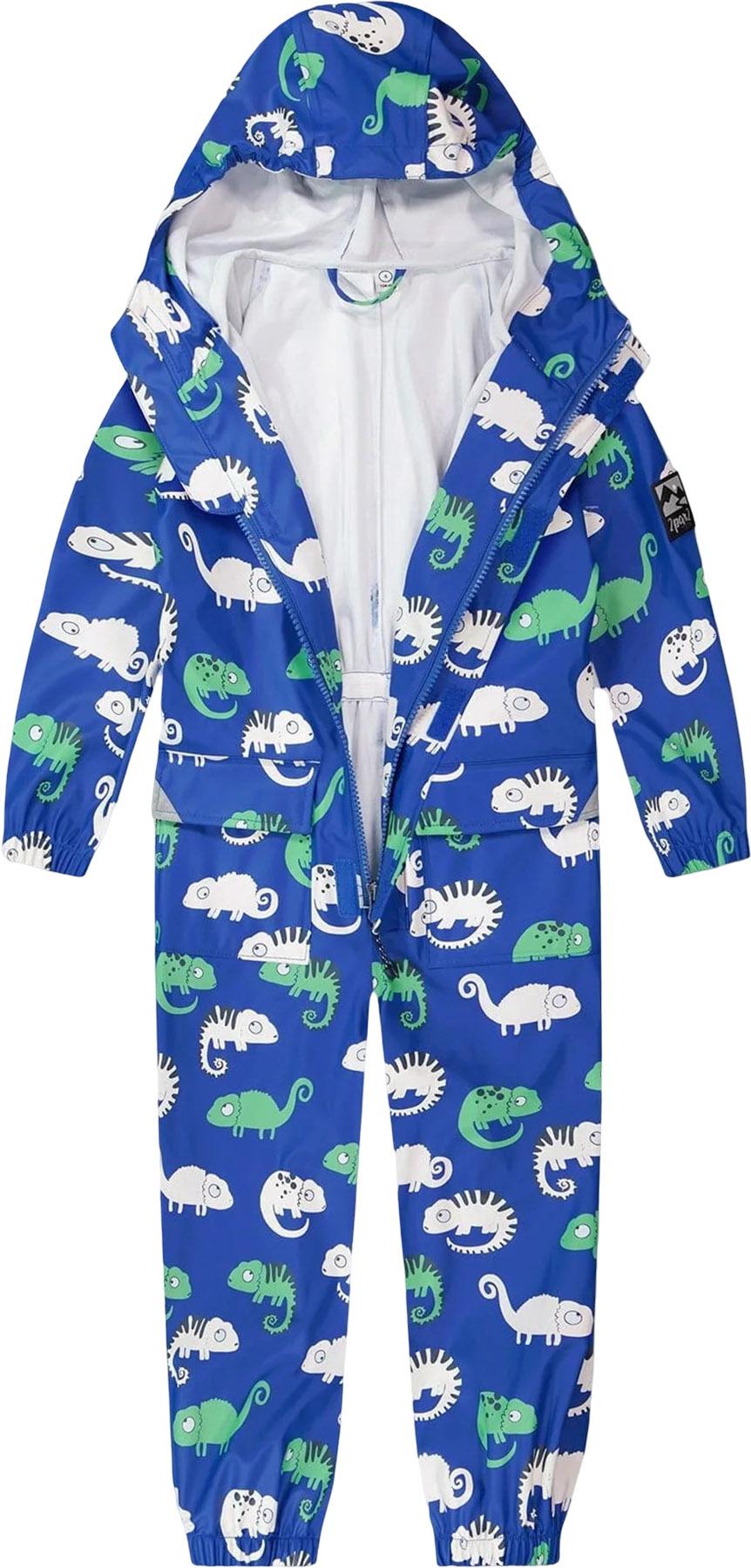 Numéro de l'image de la galerie de produits 4 pour le produit Combinaison imperméable à imprimé changeant de couleur - Petit enfant