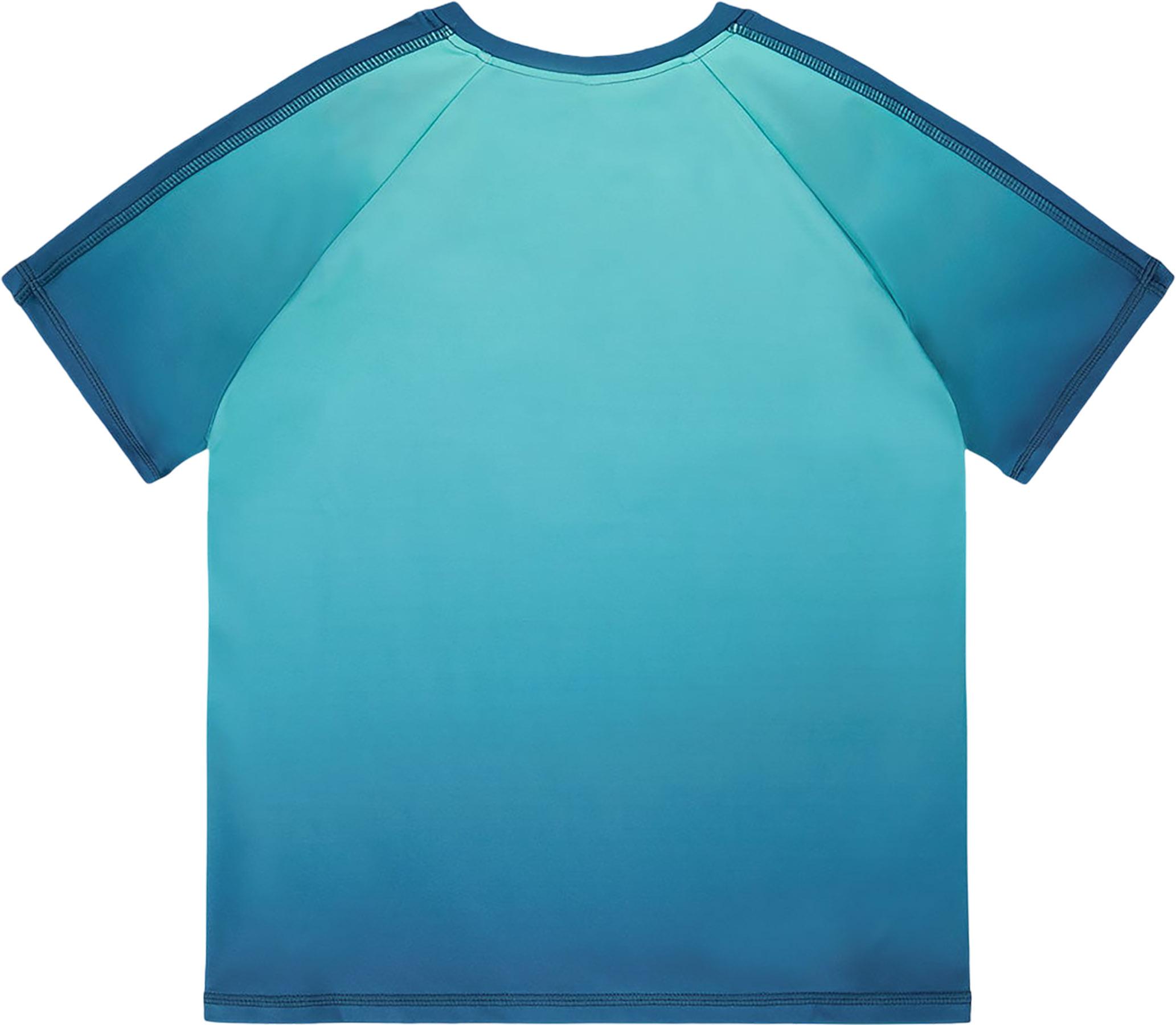Product gallery image number 2 for product Recycled Polyester Gradient Short Sleeve Athletic Top - Big Boy