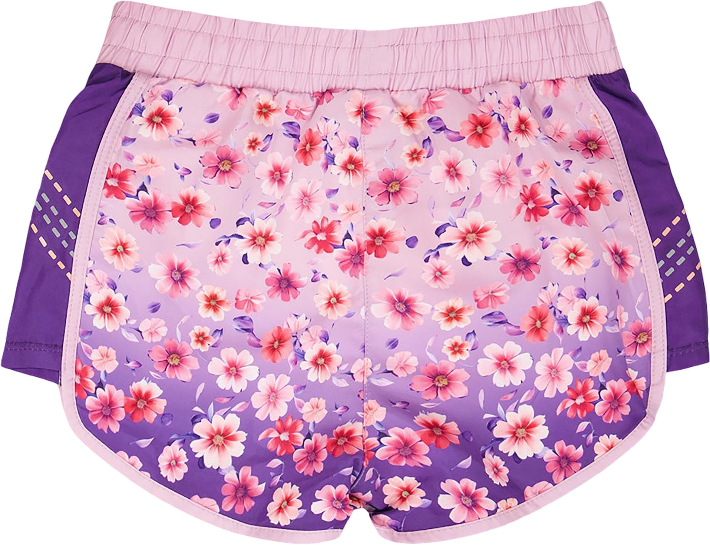 Product gallery image number 2 for product Recycled Polyester Gradient Athletic Shorts - Big Girl