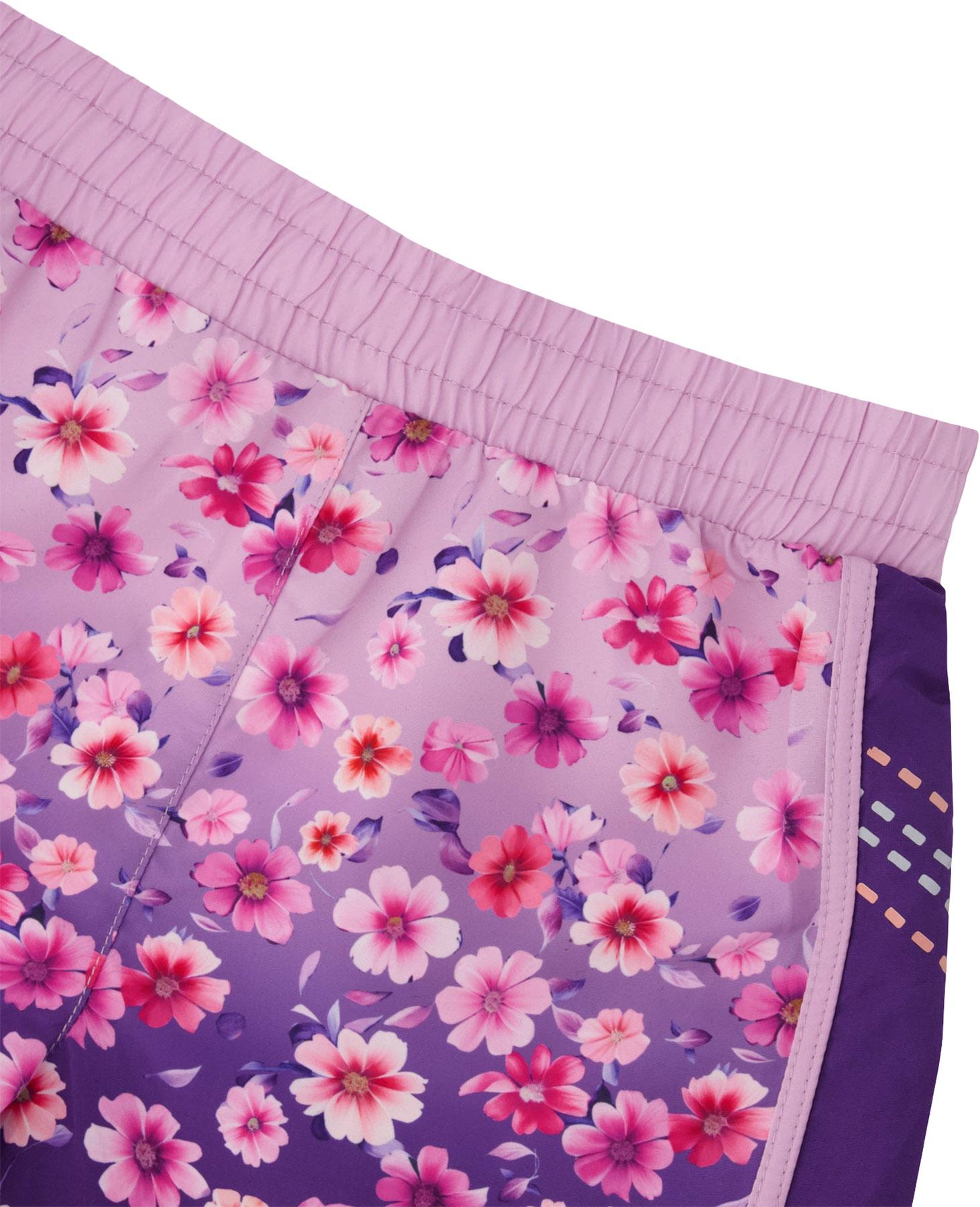 Product gallery image number 3 for product Recycled Polyester Gradient Athletic Shorts - Big Girl