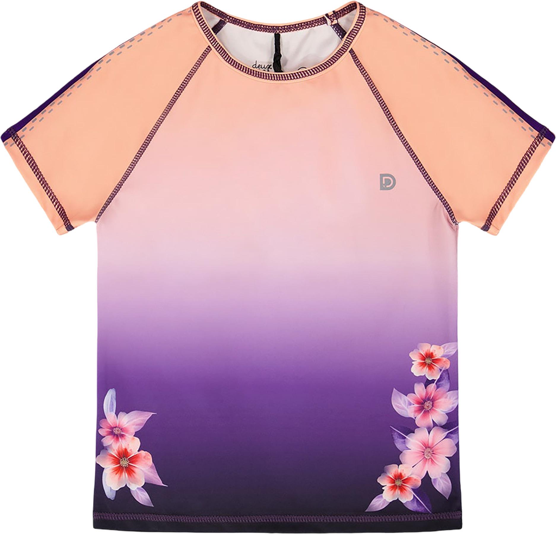 Image de produit pour Haut à manches courtes athlétique dégradé en polyester recyclé - Petite fille