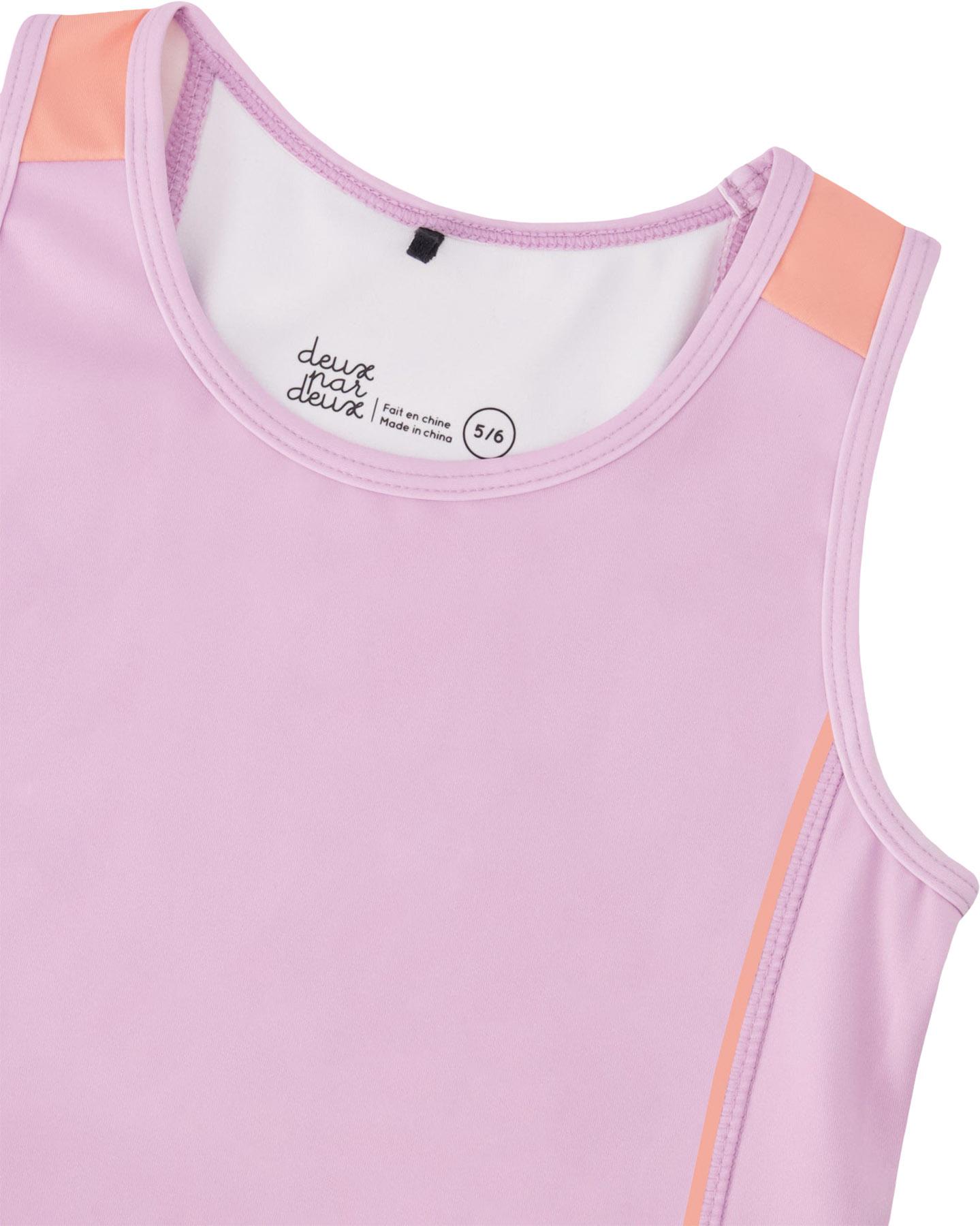 Product gallery image number 3 for product Recycled Polyester Athletic Sleeveless Tank Top - Big Girl
