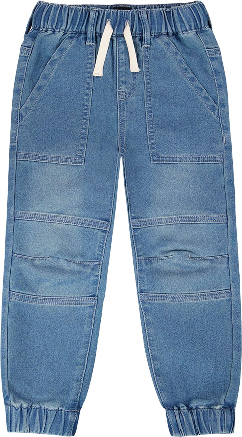 Product image for Pantalon de jogging en denim en éponge française extensible - Bébé garçon
