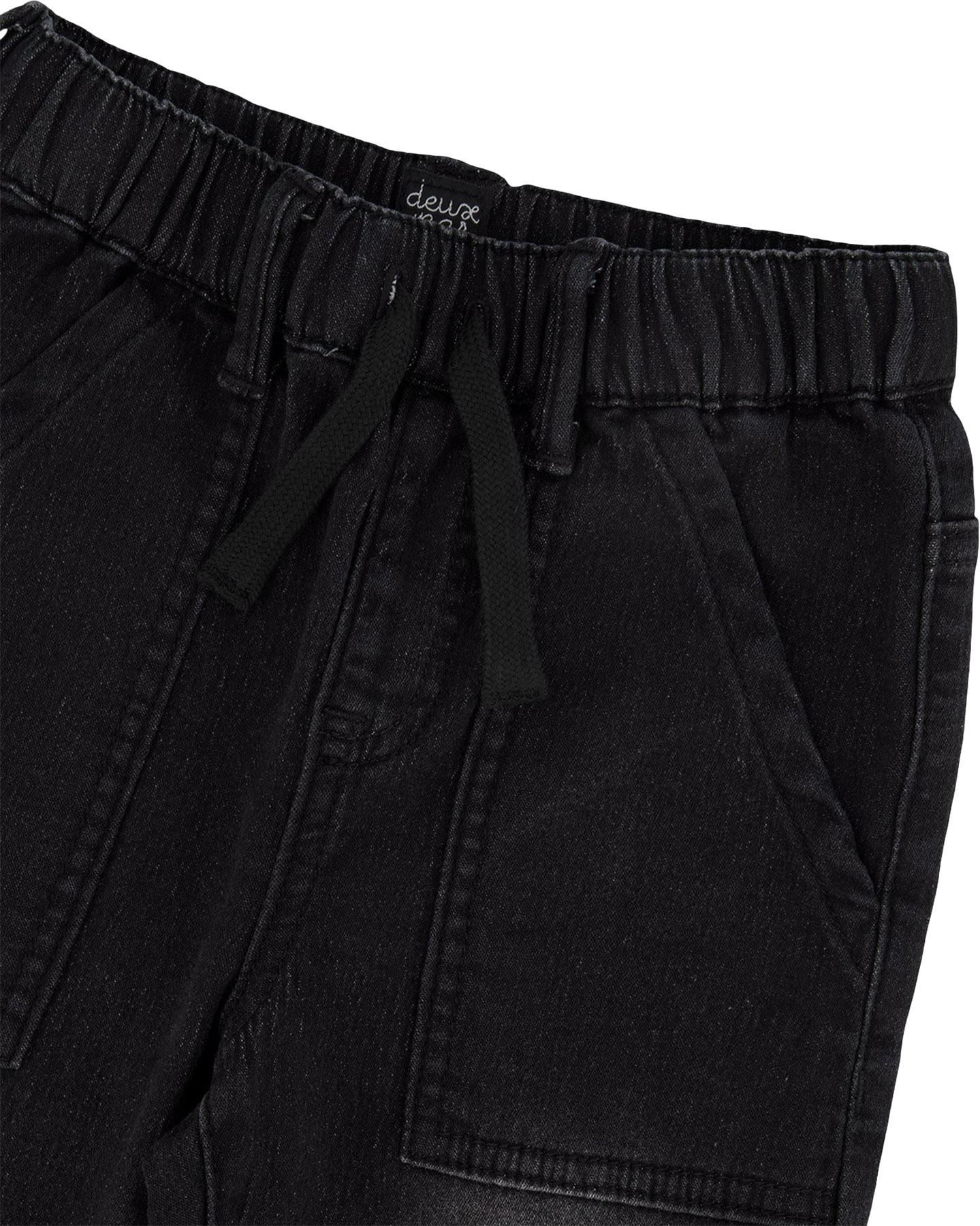 Product gallery image number 3 for product Stretch French Terry Denim Jogger - Little Boy