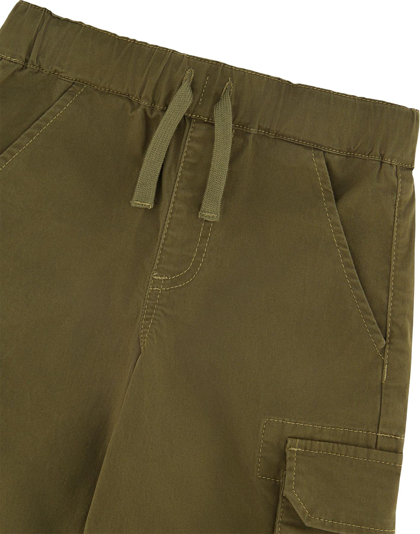 Product gallery image number 3 for product Stretch Twill Bermuda with Cargo Pockets - Little Boy