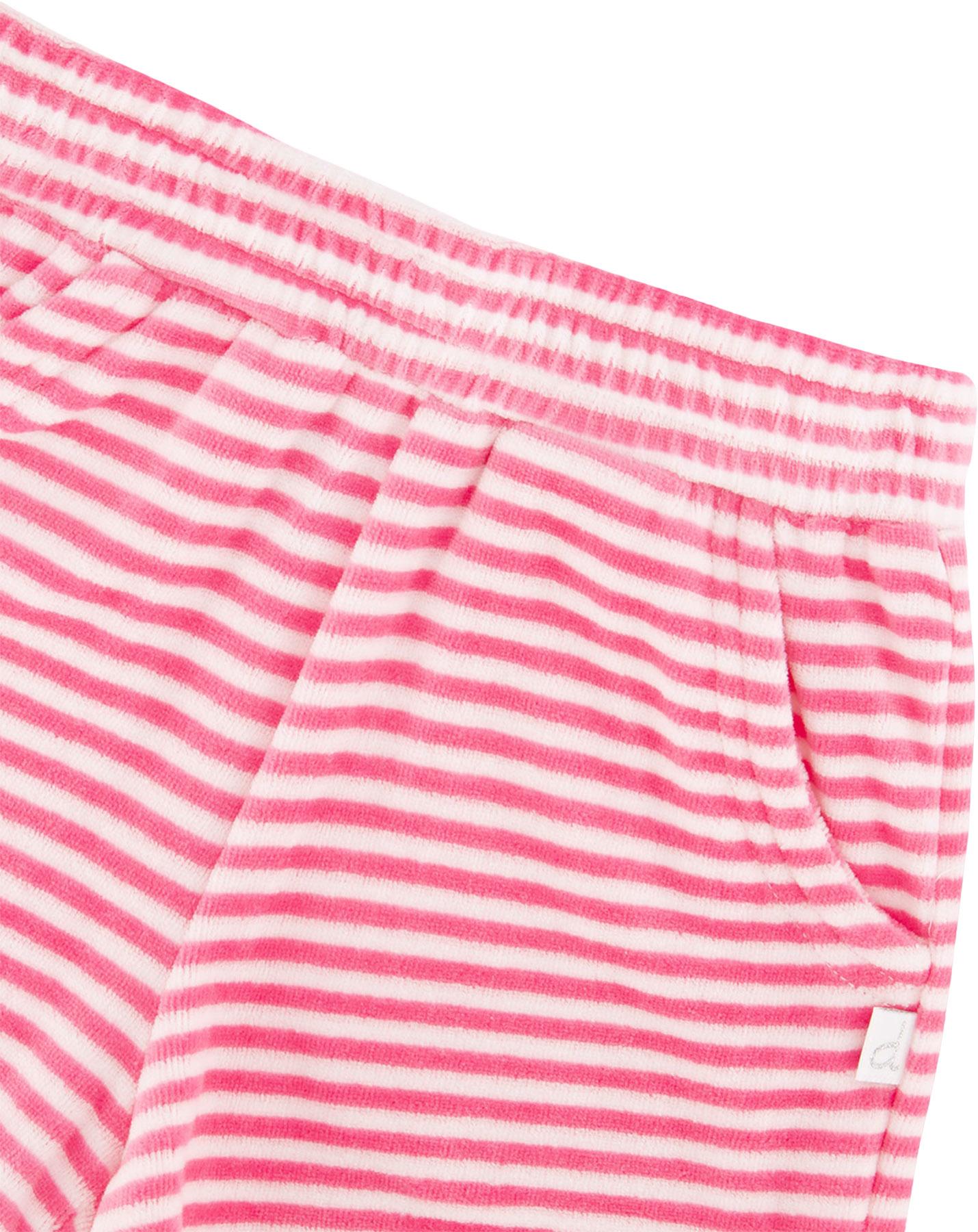 Product gallery image number 4 for product Striped Terry Cloth Top and Shorts Set - Little Girl