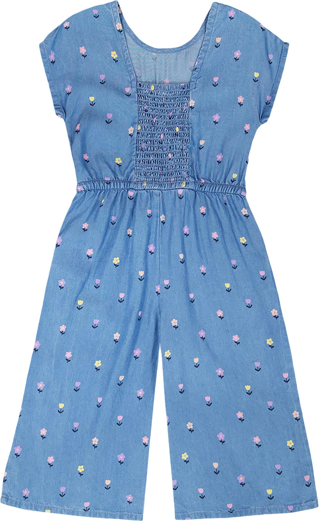 Product image for Printed Chambray Jumpsuit - Little Girl