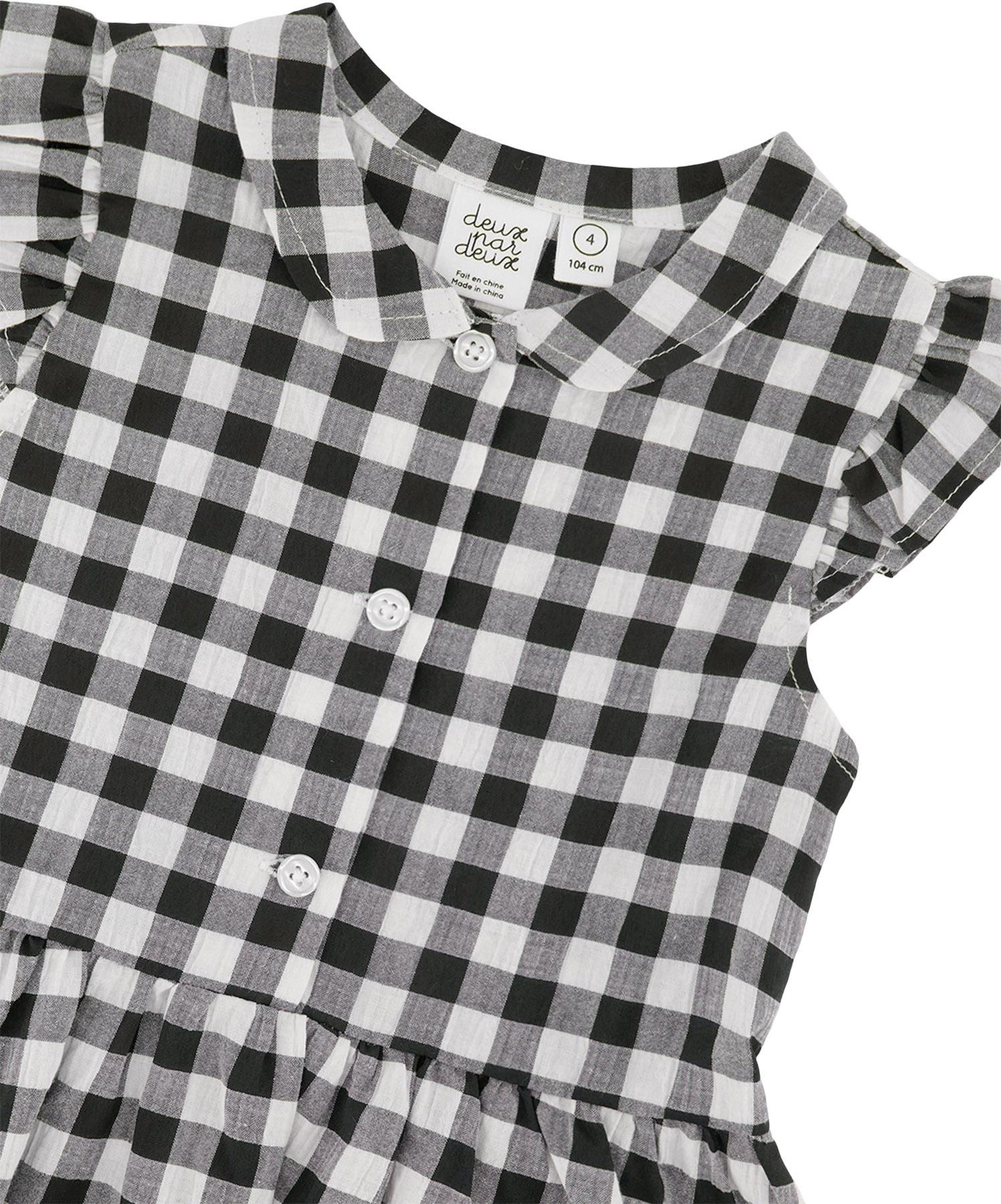 Product gallery image number 3 for product Printed Sleeveless Button Down Dress - Big Girl