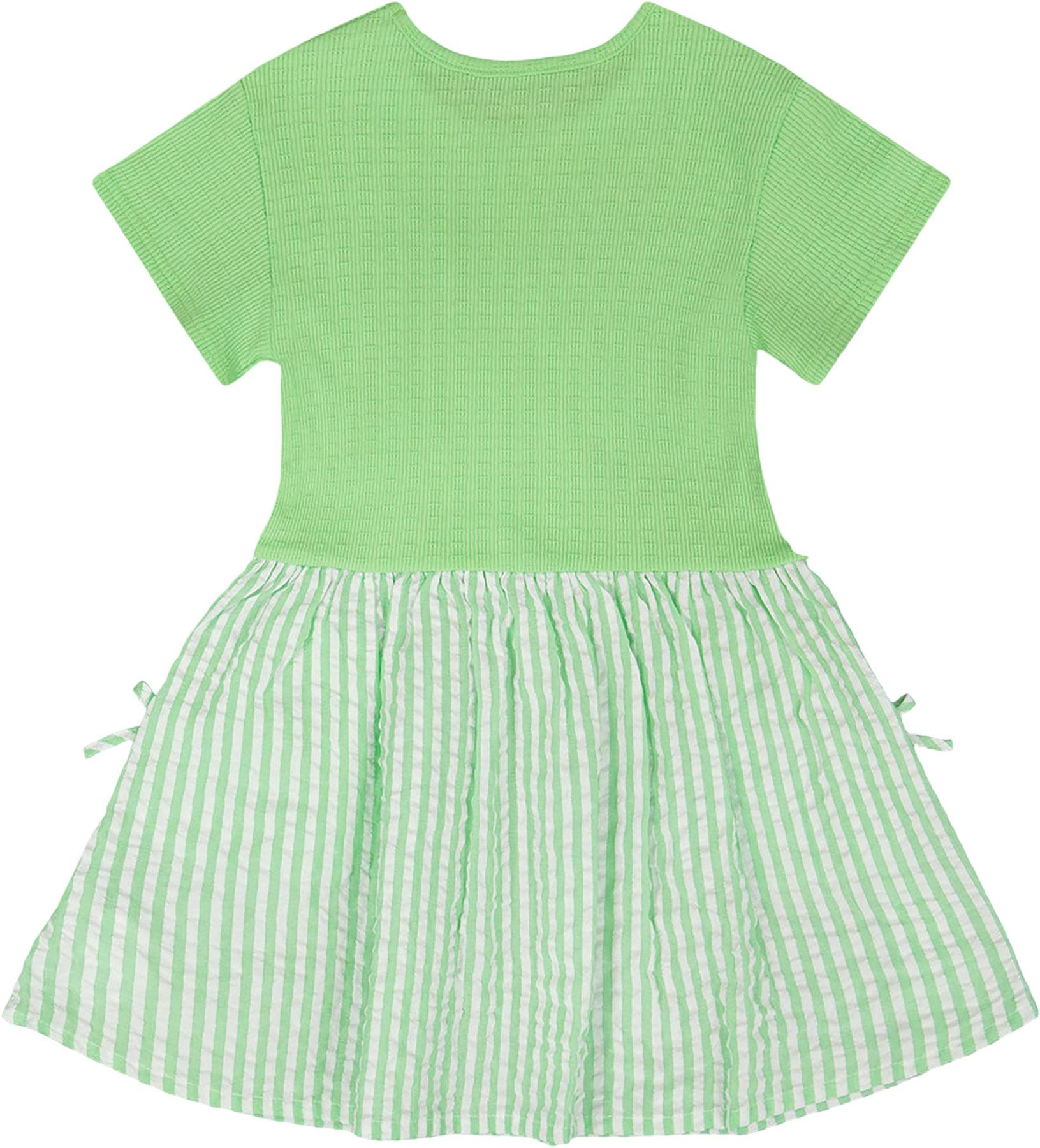 Product gallery image number 2 for product Robe bi-matière - Petite fille