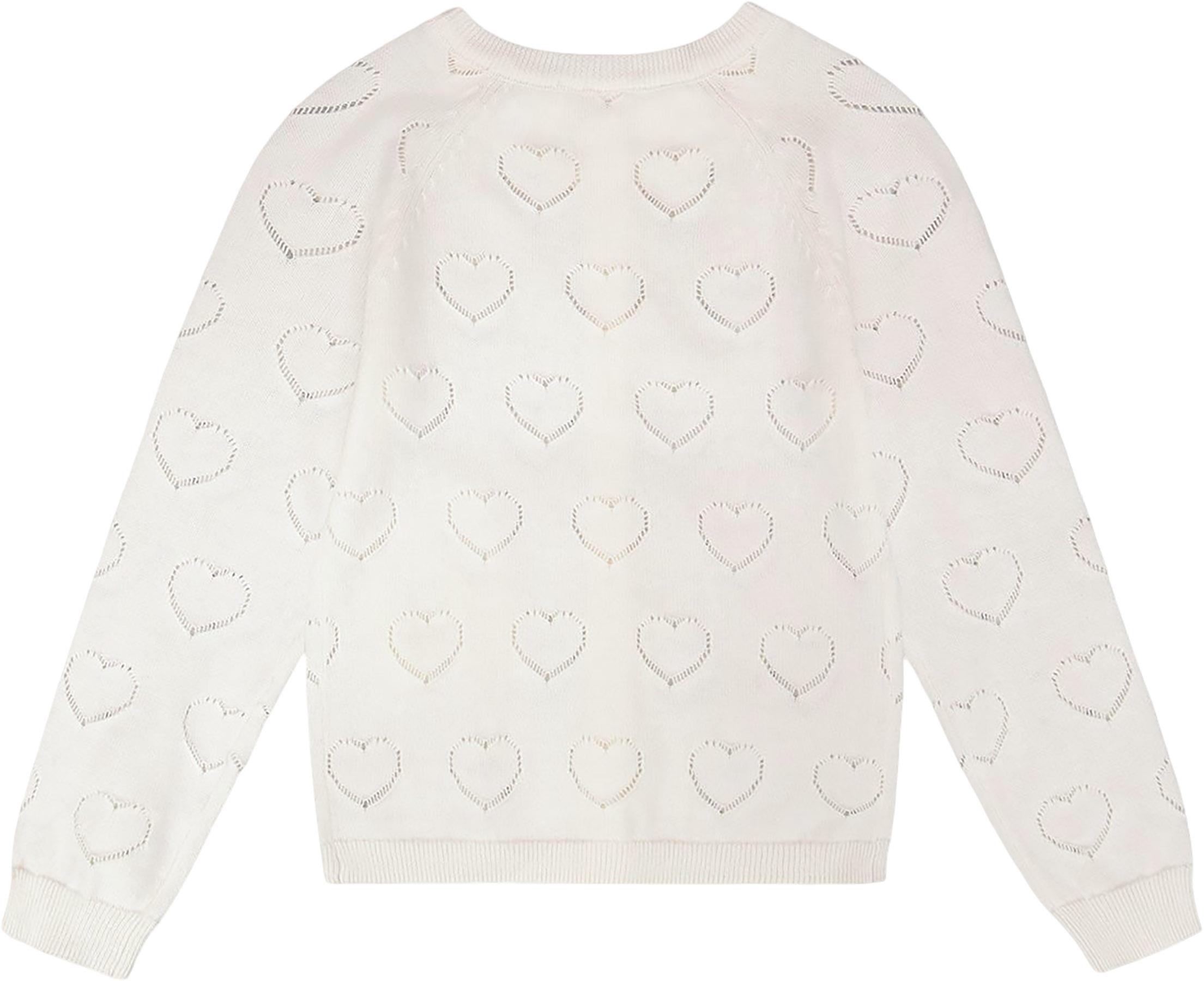 Product gallery image number 2 for product Pointelle Knit Cardigan - Big Girl