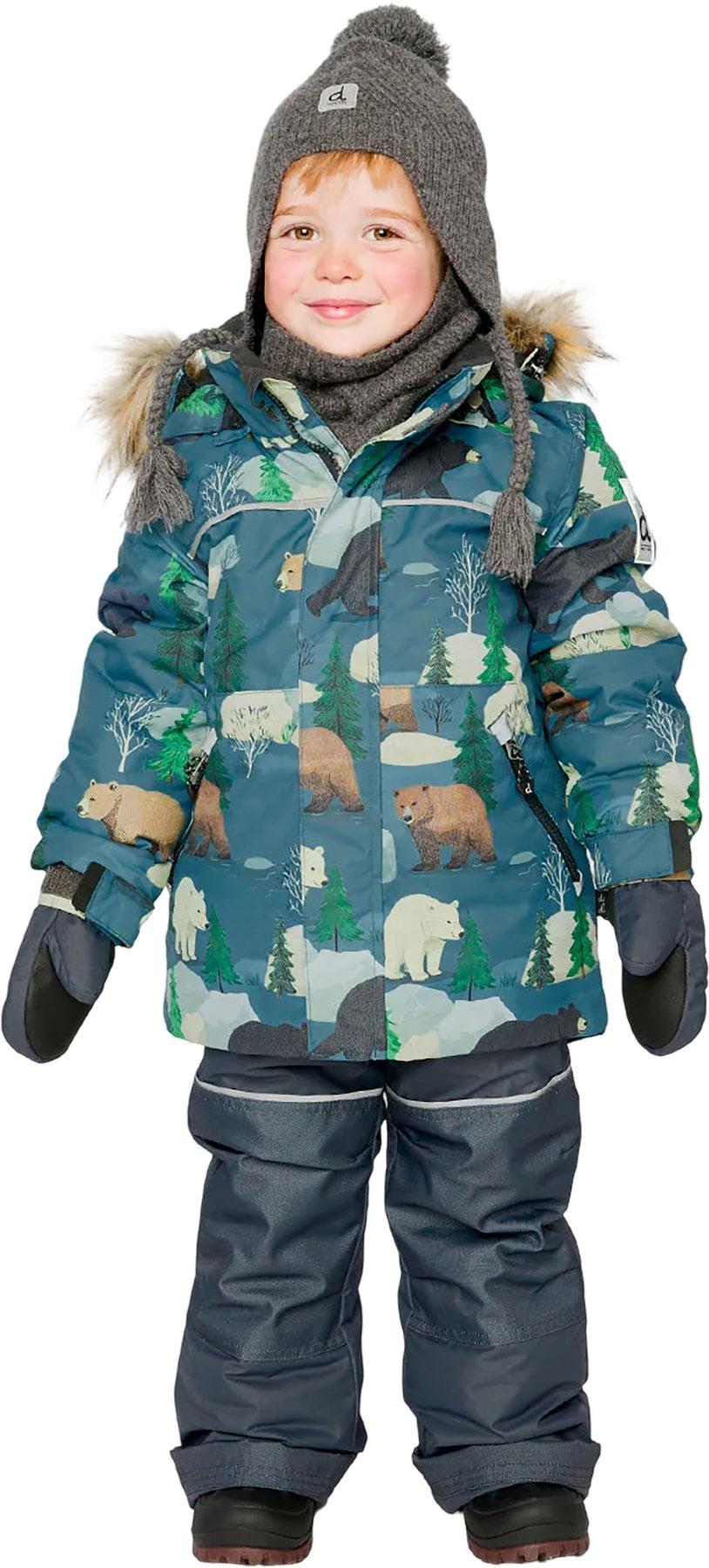 Product gallery image number 9 for product Two Piece Discover Snowsuit Beige Printed With Dogs
