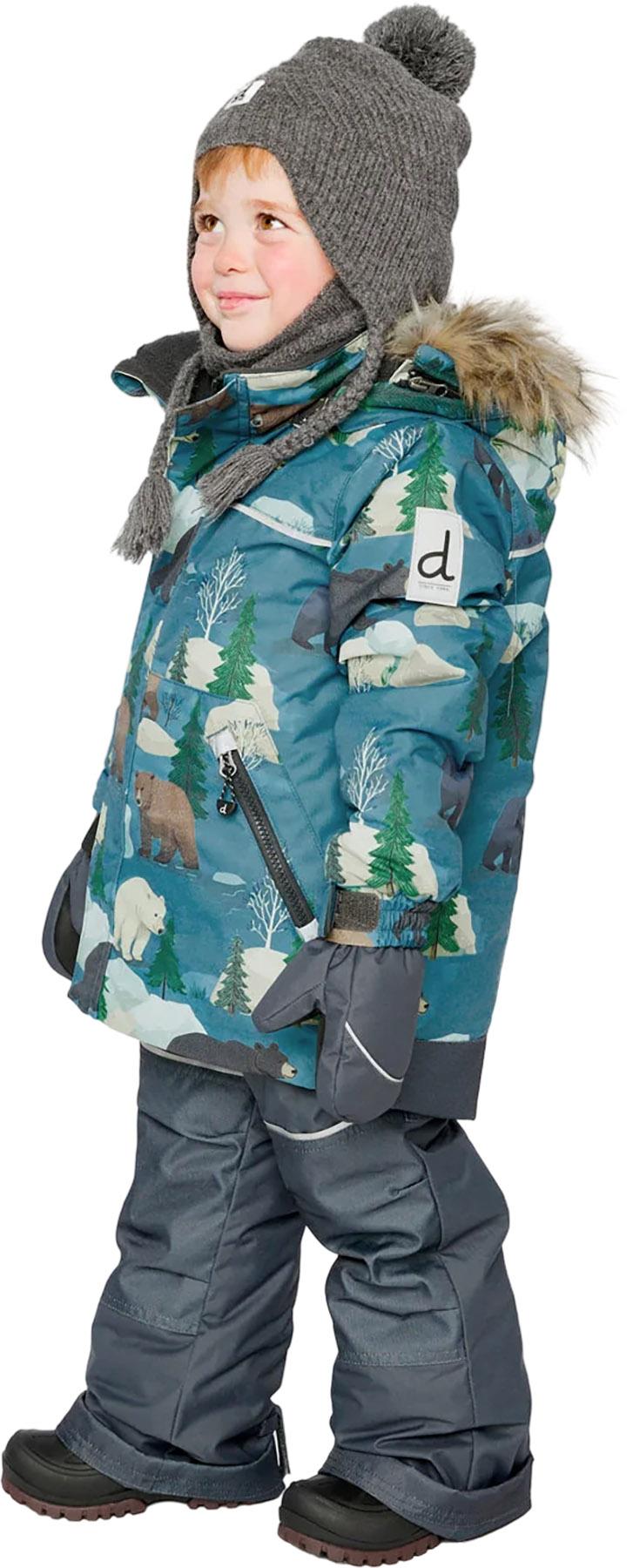 Product gallery image number 2 for product Two Piece Discover Snowsuit Beige Printed With Dogs