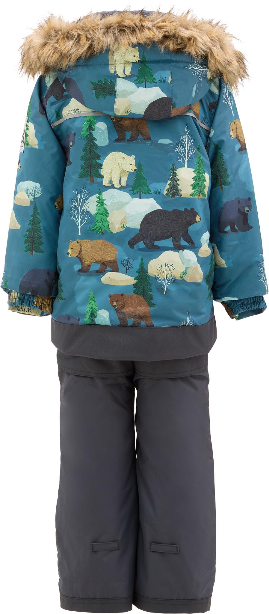 Product gallery image number 13 for product Two Piece Discover Snowsuit Beige Printed With Dogs