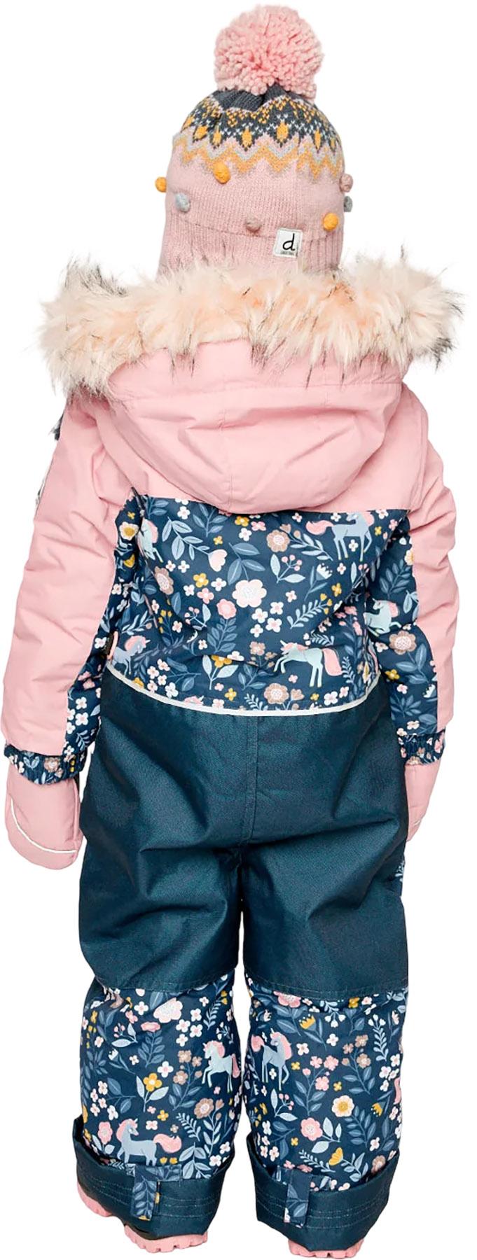 Product gallery image number 4 for product Kids One Piece Discover Snowsuit Blue Floral Print