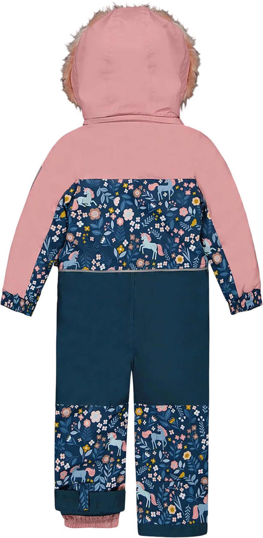 Product gallery image number 5 for product Kids One Piece Discover Snowsuit Blue Floral Print