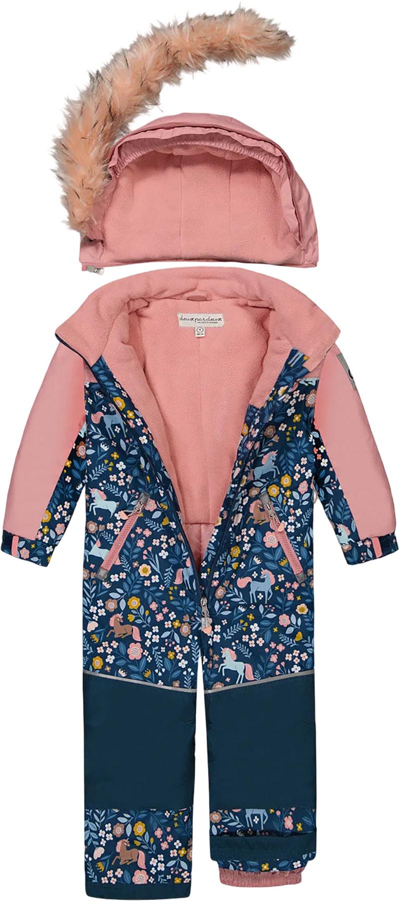 Product gallery image number 8 for product Kids One Piece Discover Snowsuit Blue Floral Print