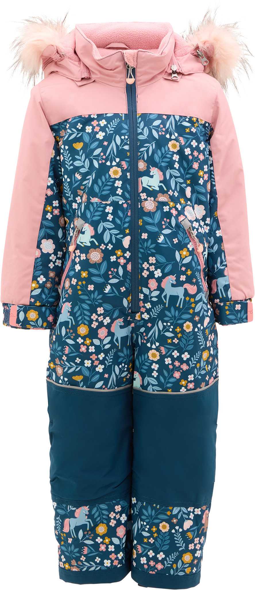 Blue Printed Bloom Unicorns