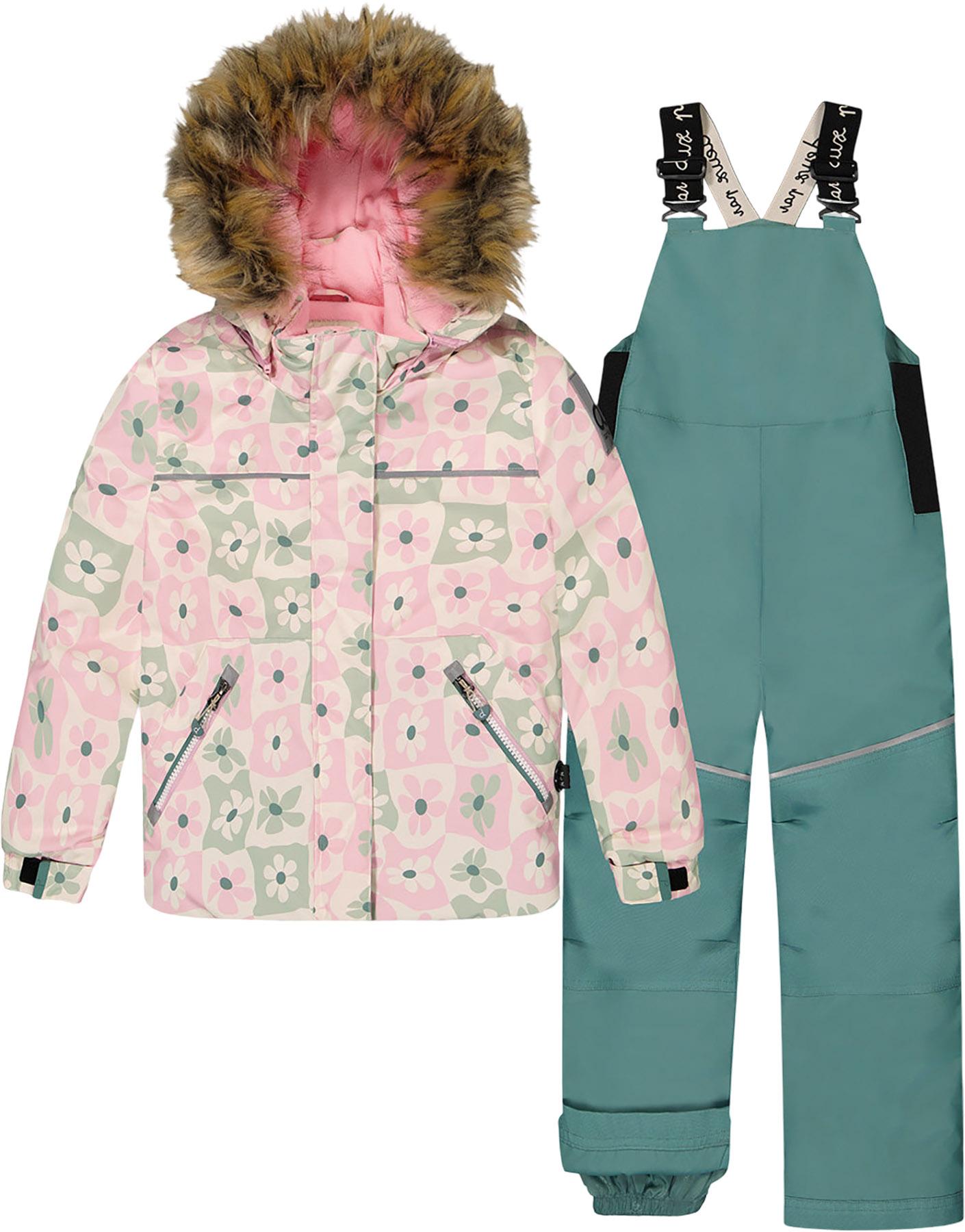 Product image for Two Piece Discover Snowsuit Purple Printed Cats