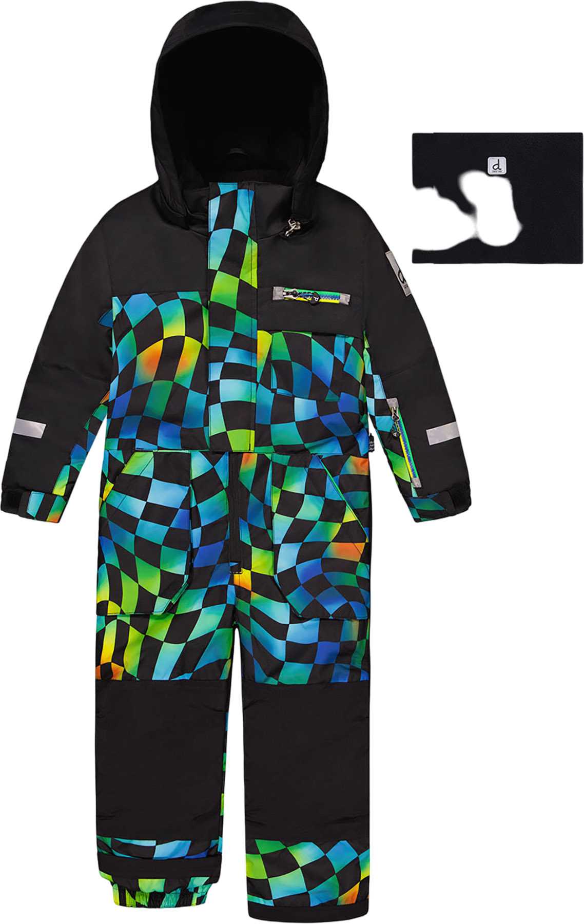 Printed Multicolor Checker