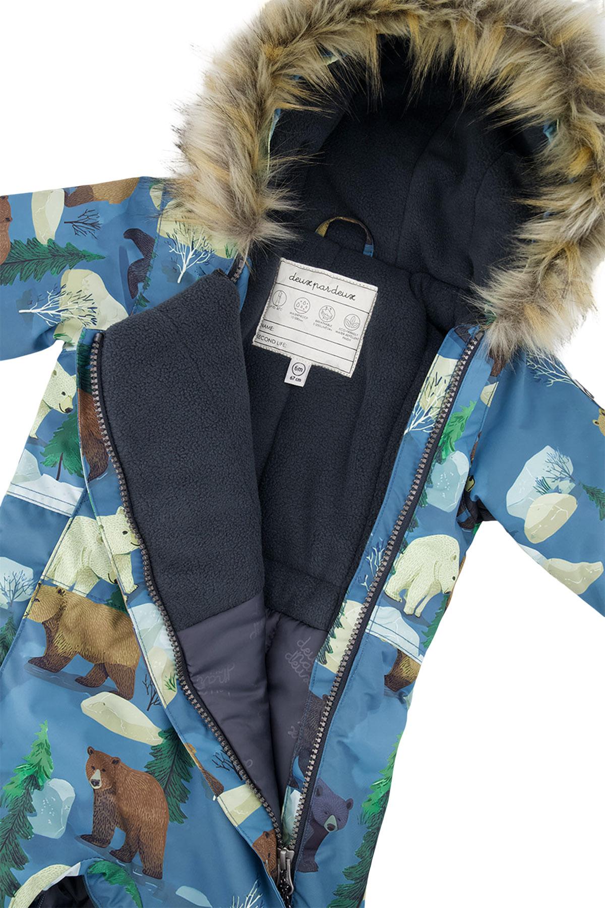 Product gallery image number 4 for product Baby One Piece Snowsuit Adapted For Car Seats - Baby Boy