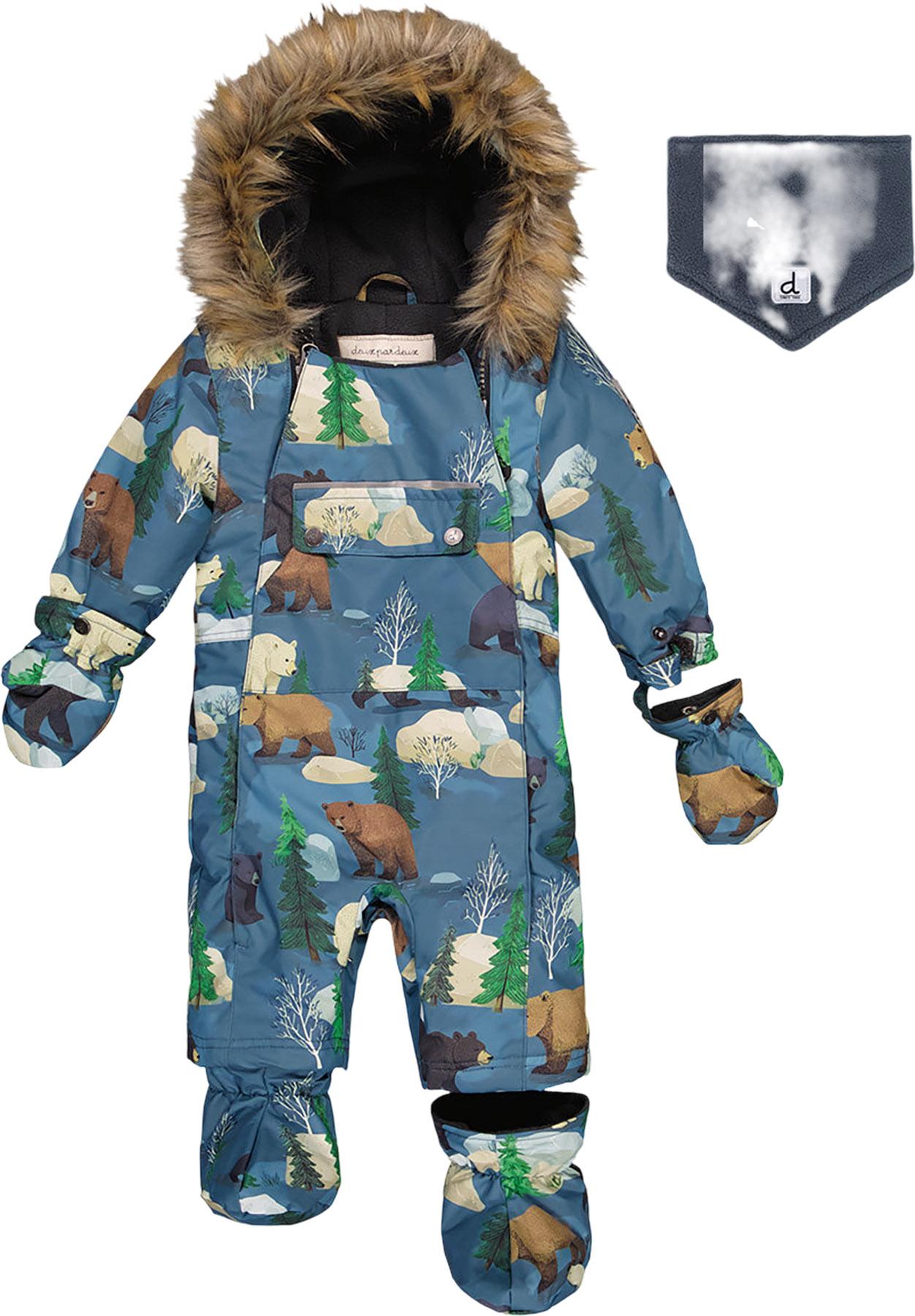Product image for Baby One Piece Snowsuit Adapted For Car Seats - Baby Boy