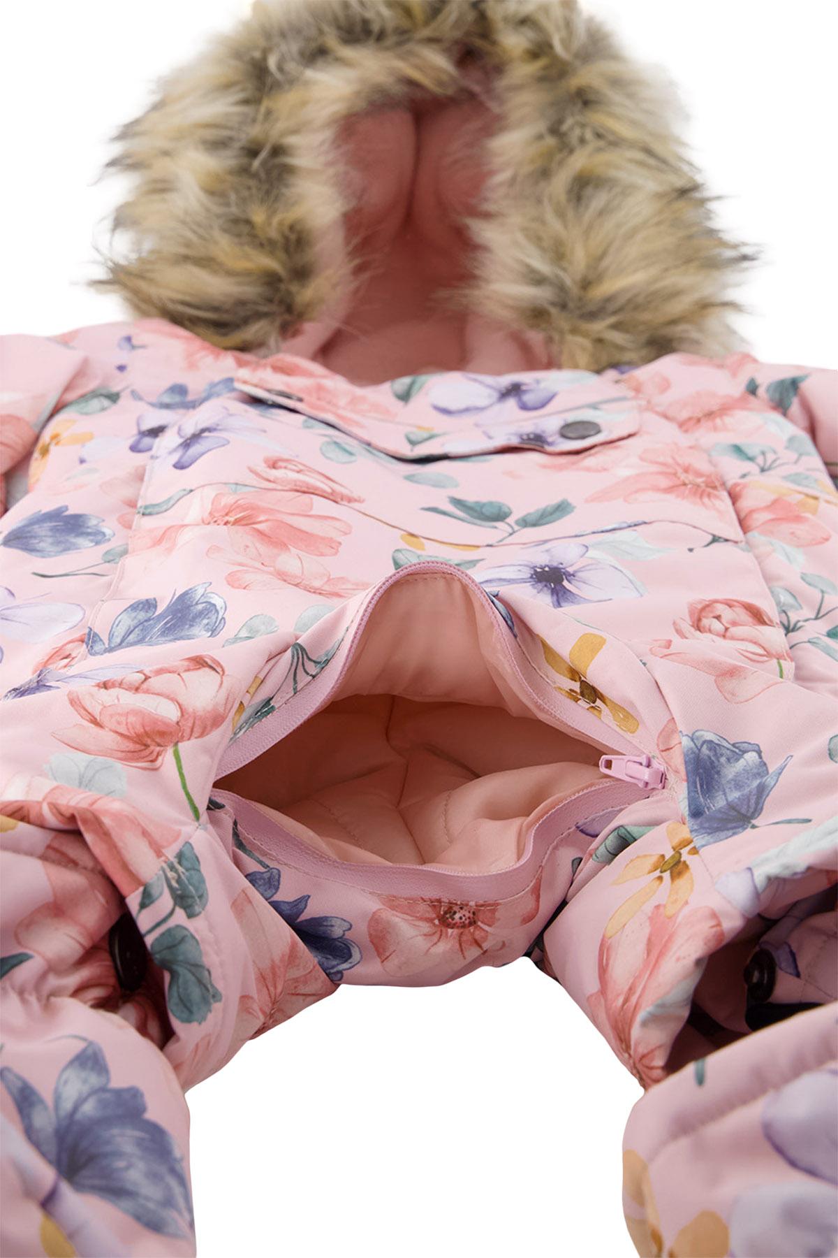 Numéro de l'image de la galerie de produits 4 pour le produit Habit de neige une pièce adapté pour siège d'auto - Bébé Fille