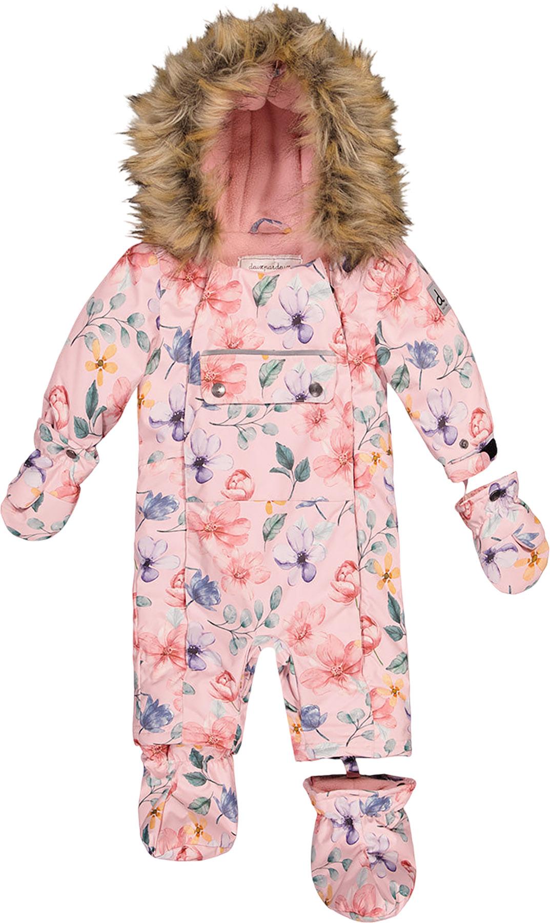 Image de produit pour Habit de neige une pièce adapté pour siège d'auto - Bébé Fille