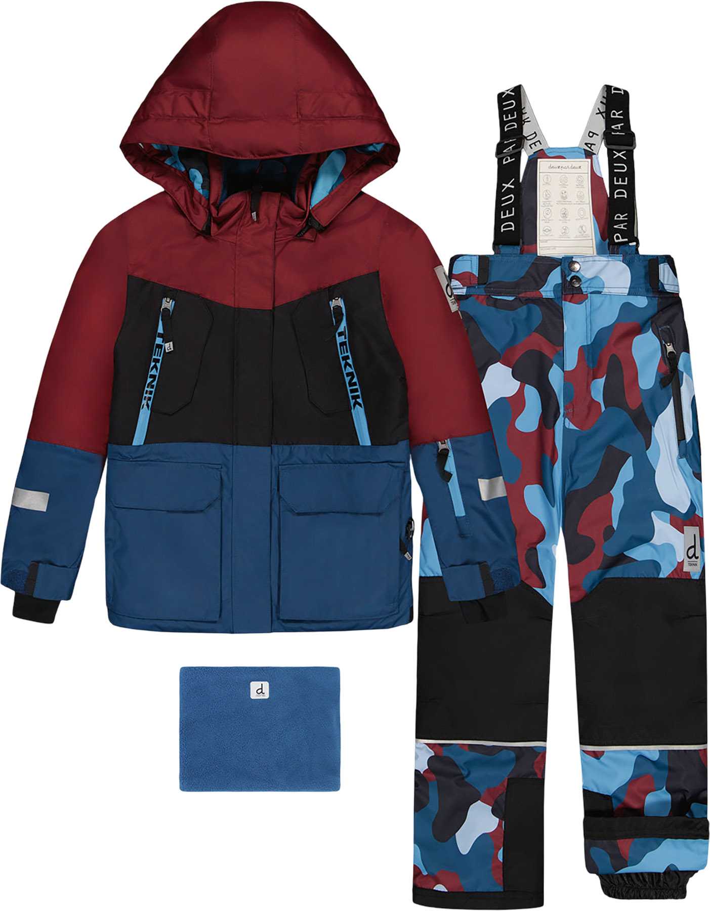 Blue - Red Camouflage