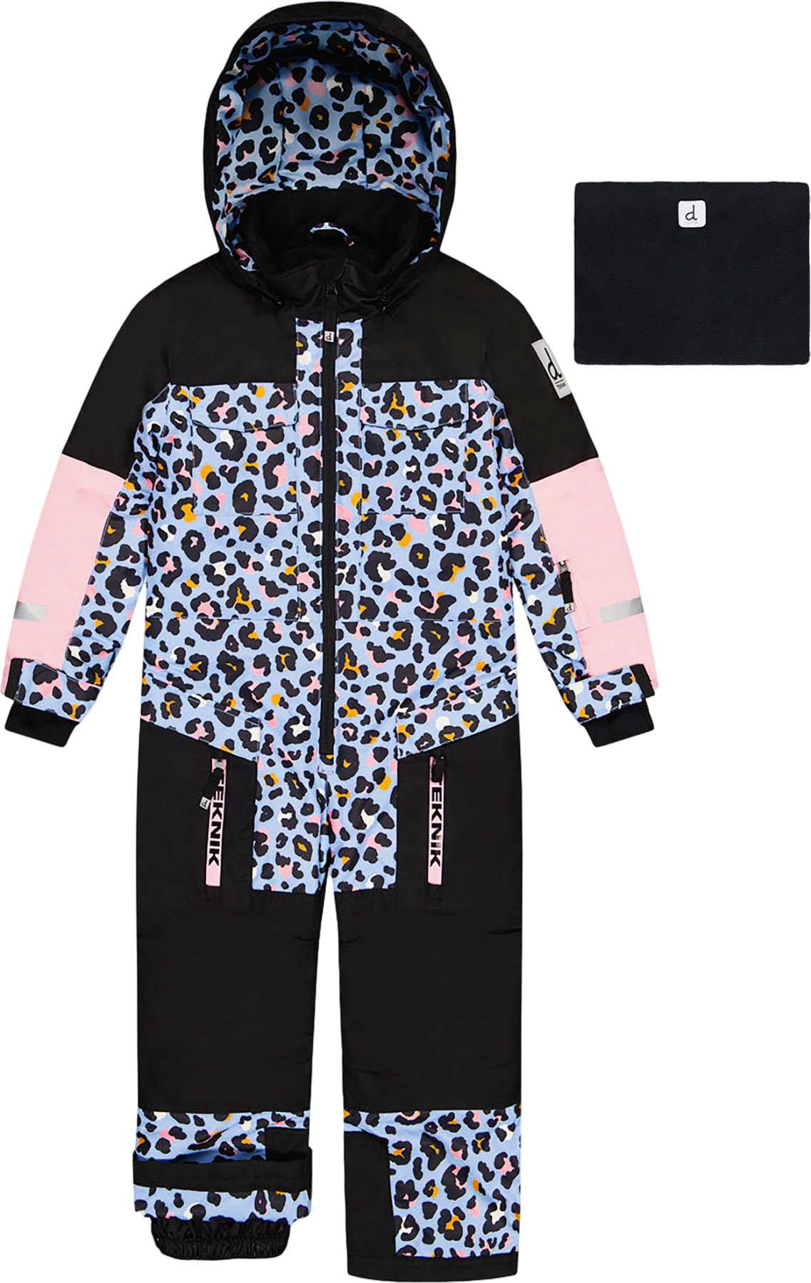 Printed Blue Leopard