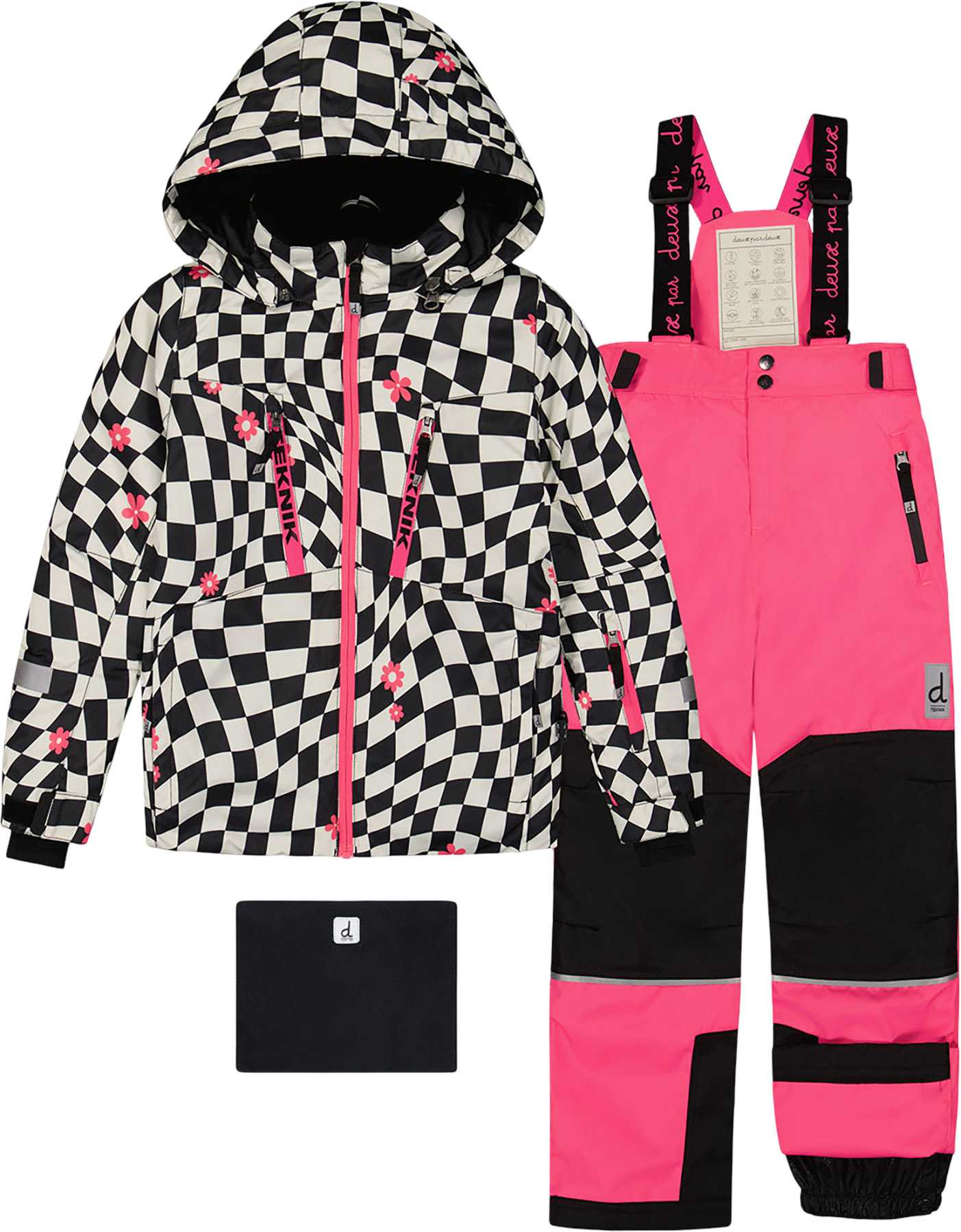 Bright Pink - Checkered