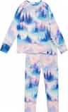 Colour: Blue - Pink Mountain Print