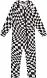 Couleur: White Checkered Print