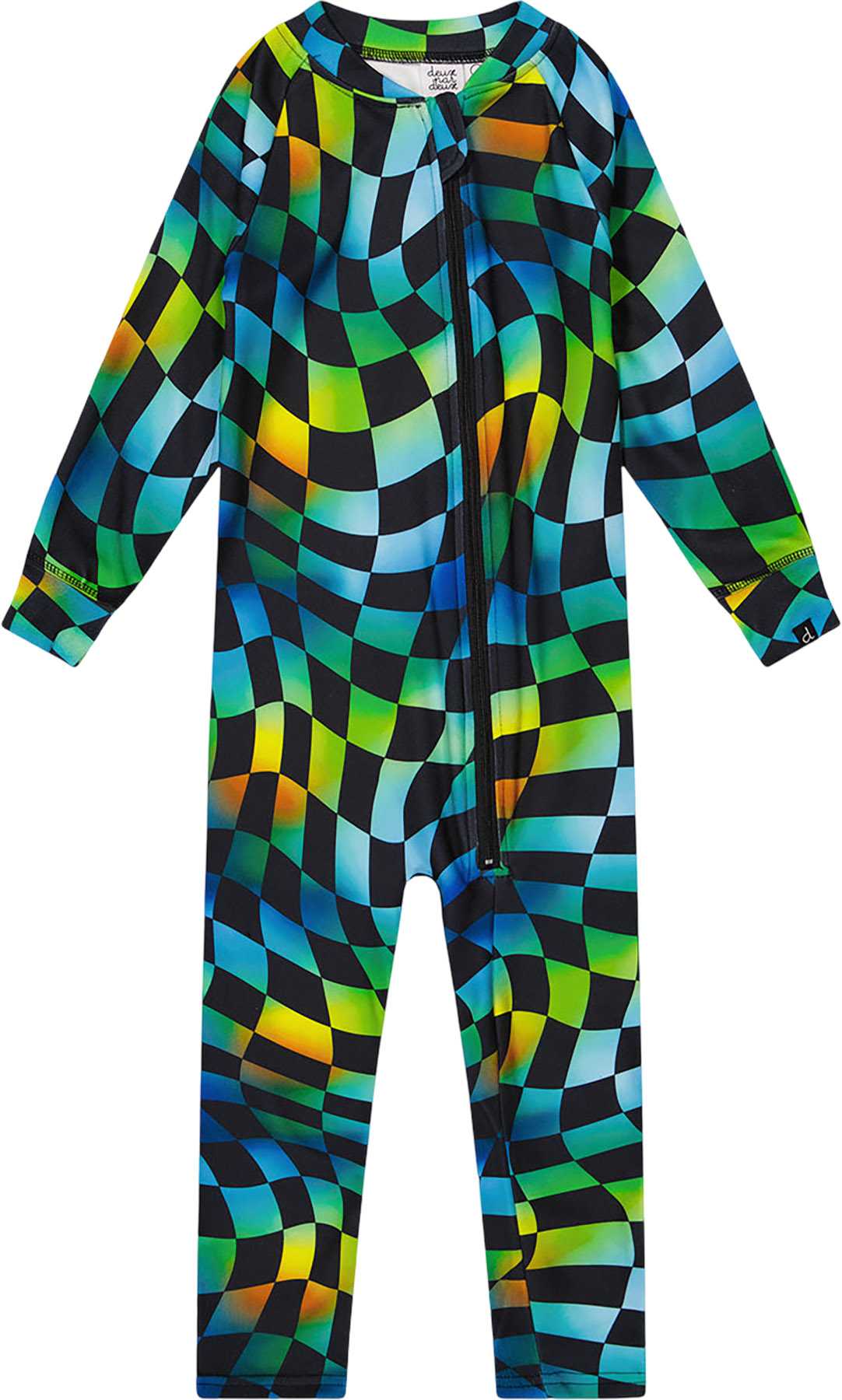 Blue Checkered Print