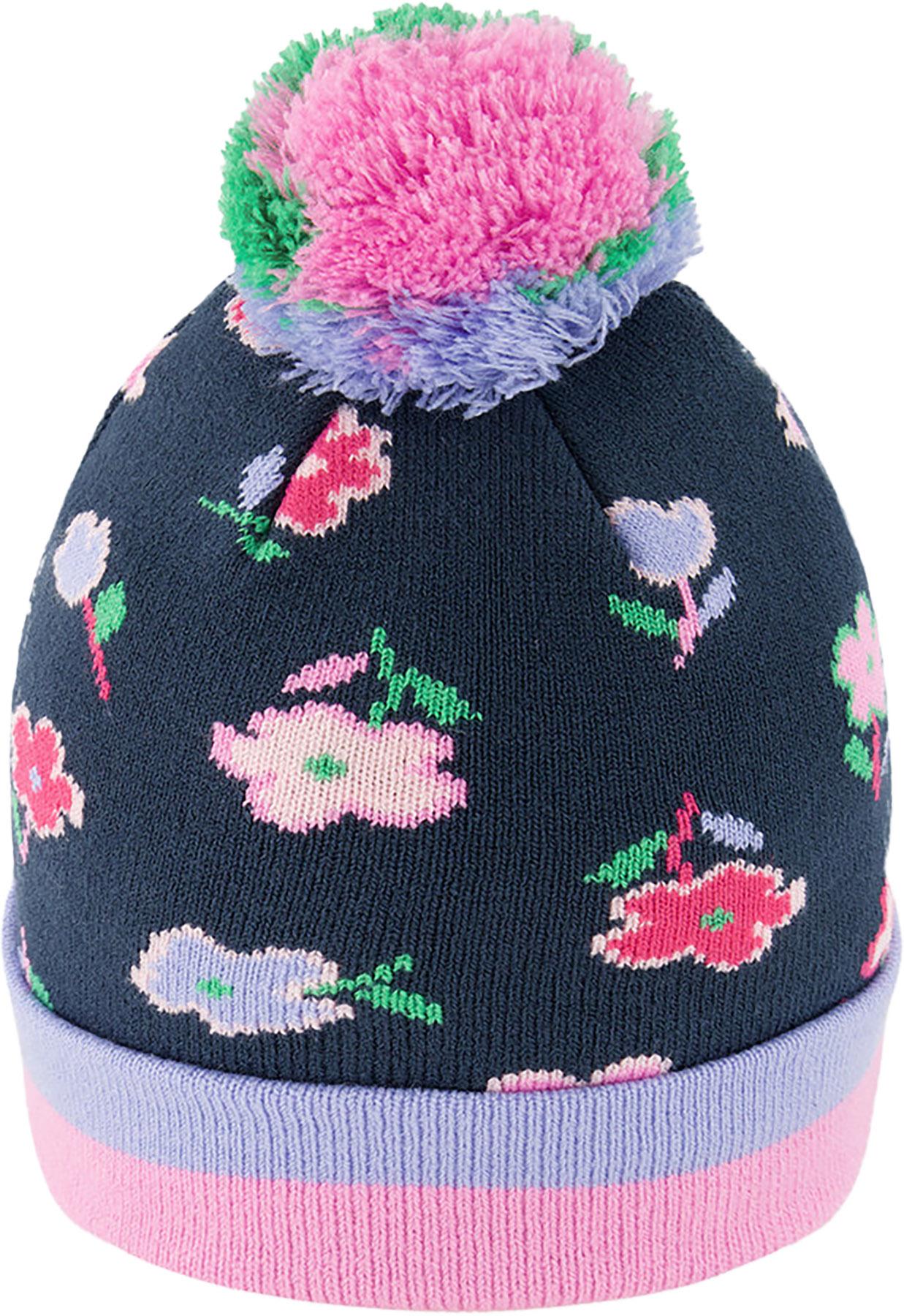 Numéro de l'image de la galerie de produits 2 pour le produit Bonnet d'hiver en tricot avec pompom - Fille