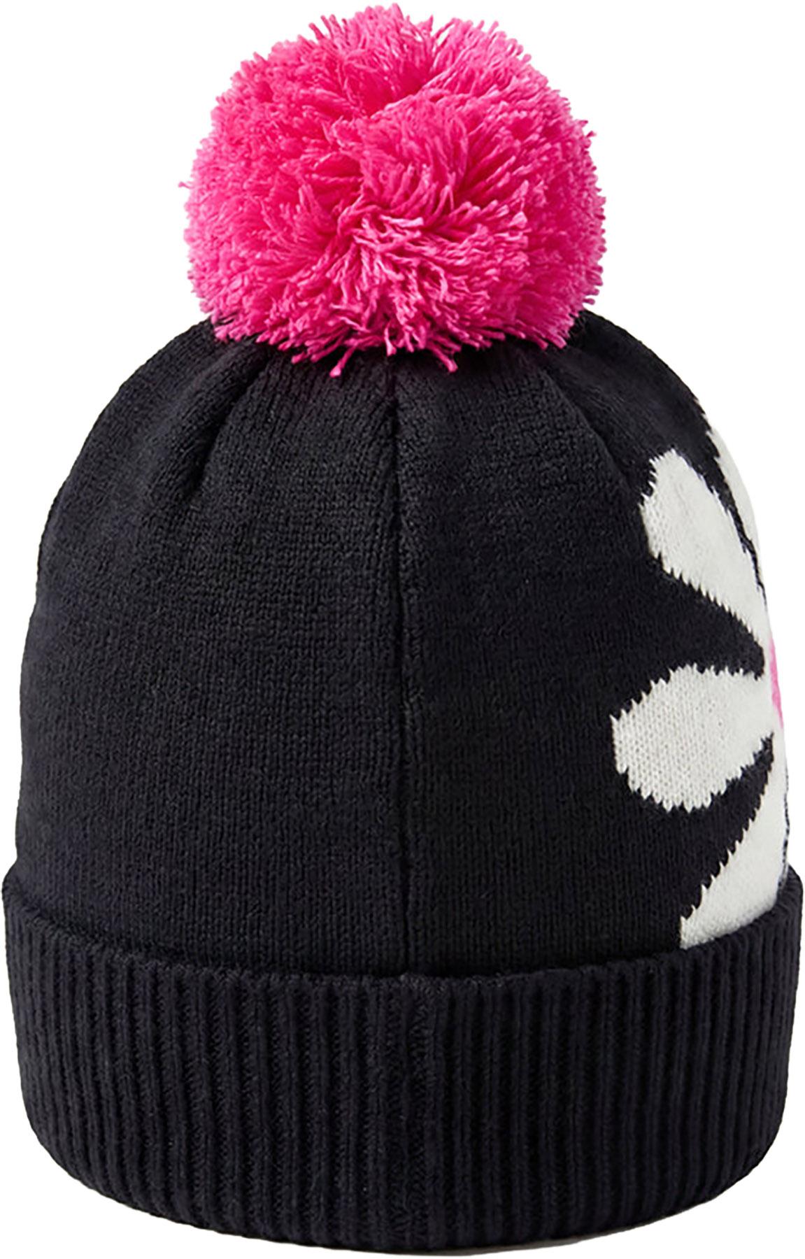Numéro de l'image de la galerie de produits 2 pour le produit Bonnet d'hiver en tricot avec pompom - Fille